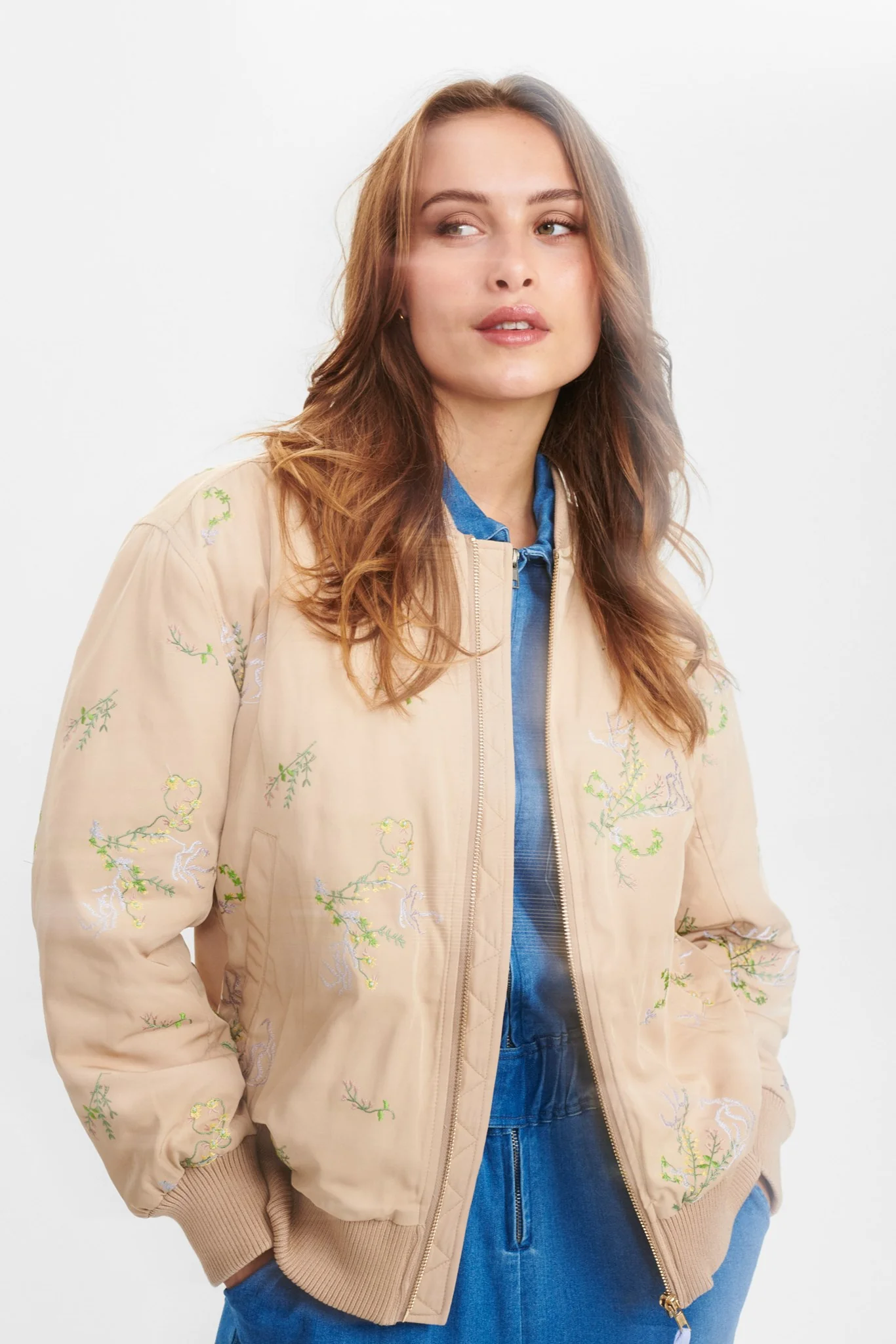 NUASSIS BOMBER JACKET - Sesame - Image 6