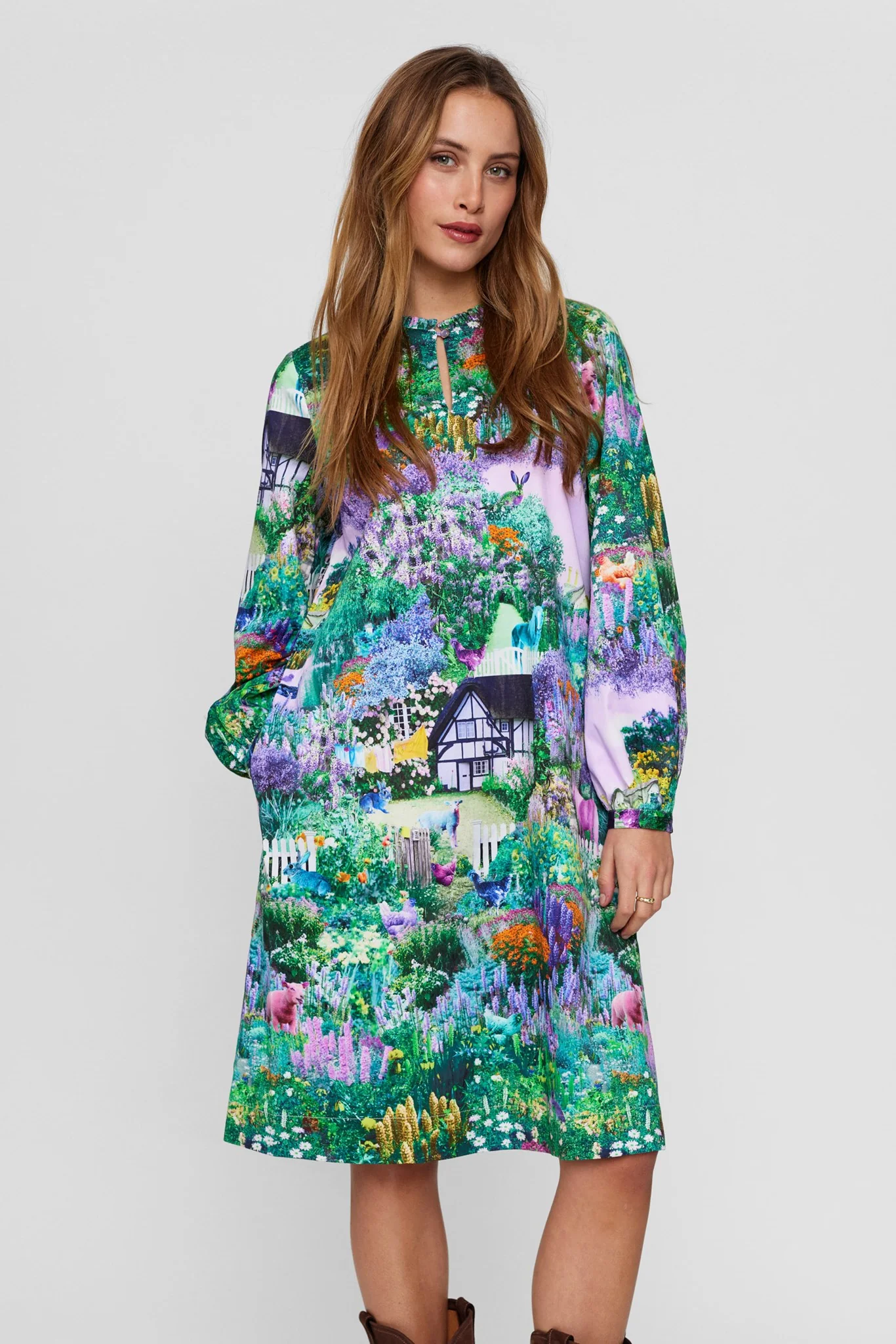 NUATLAS NEW DRESS - Pine Green