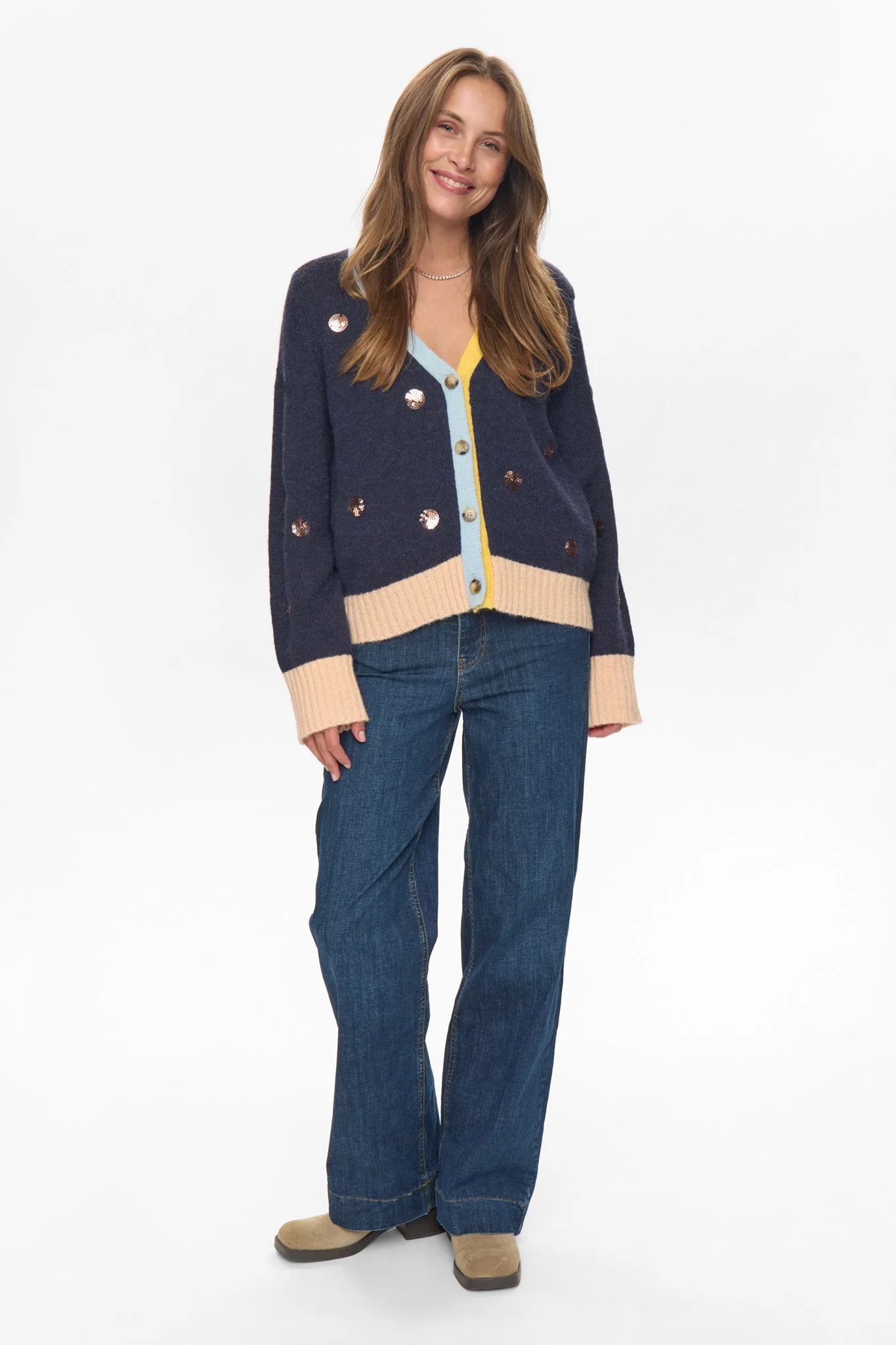 NUATMY CARDIGAN - Dark Sapphire - Image 3