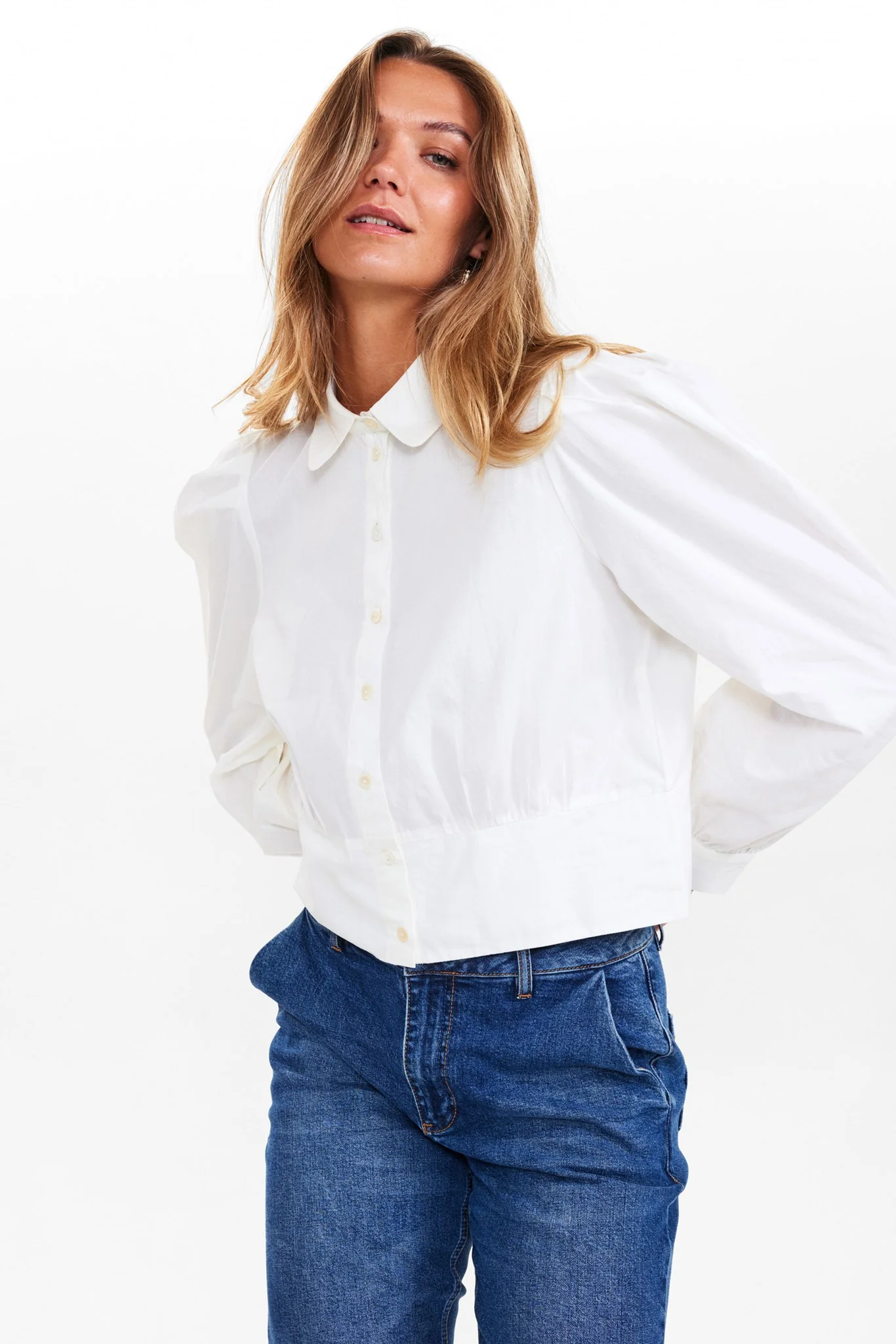 NUAUGUSTA SHIRT - Bright White - Image 6