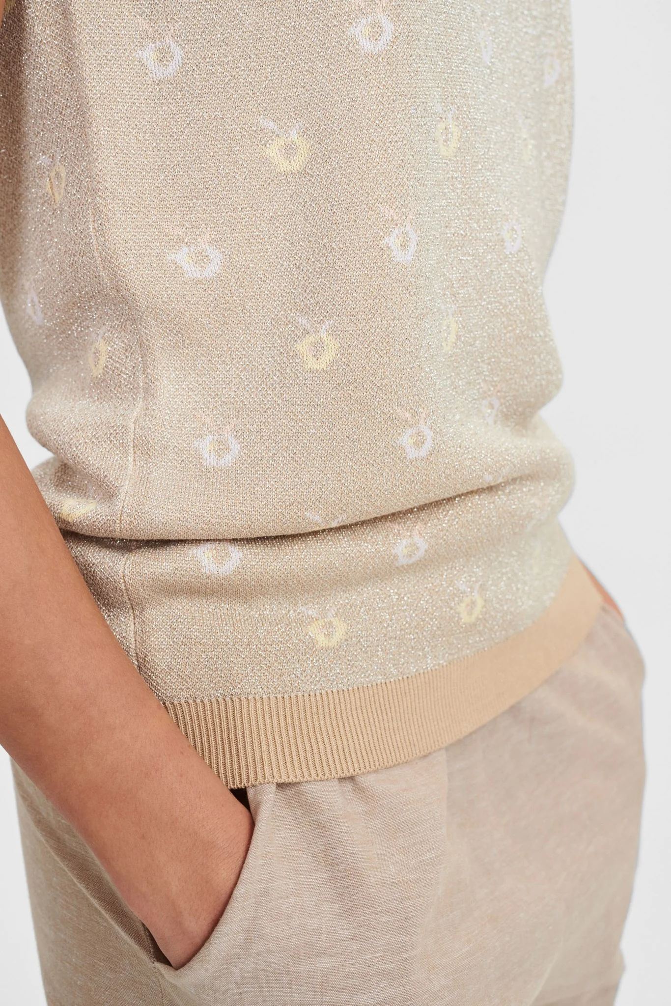 NUAUGUSTA TOP - Sesame - Image 5