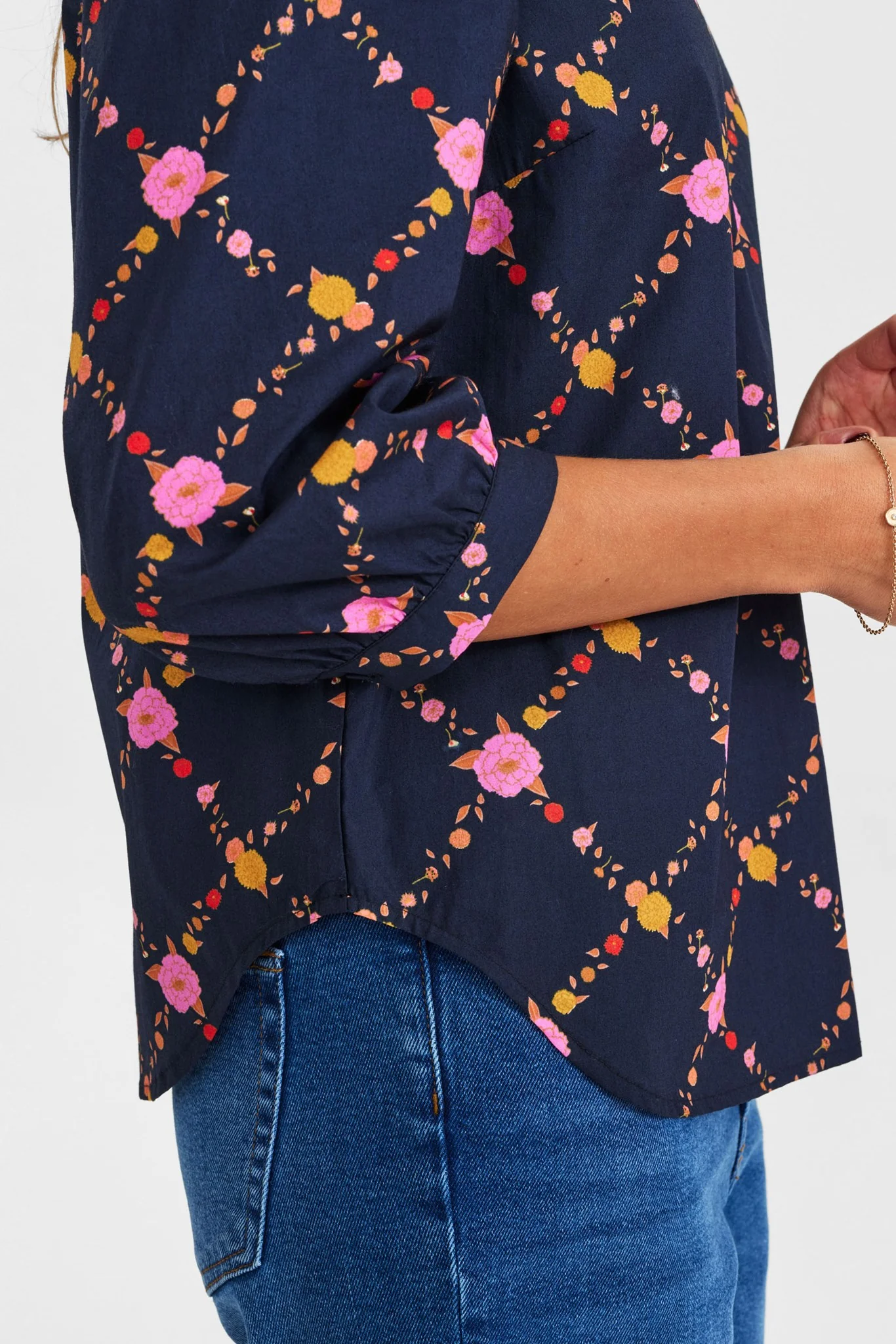 NUAVA BLOUSE - Dark Sapphire - Image 5
