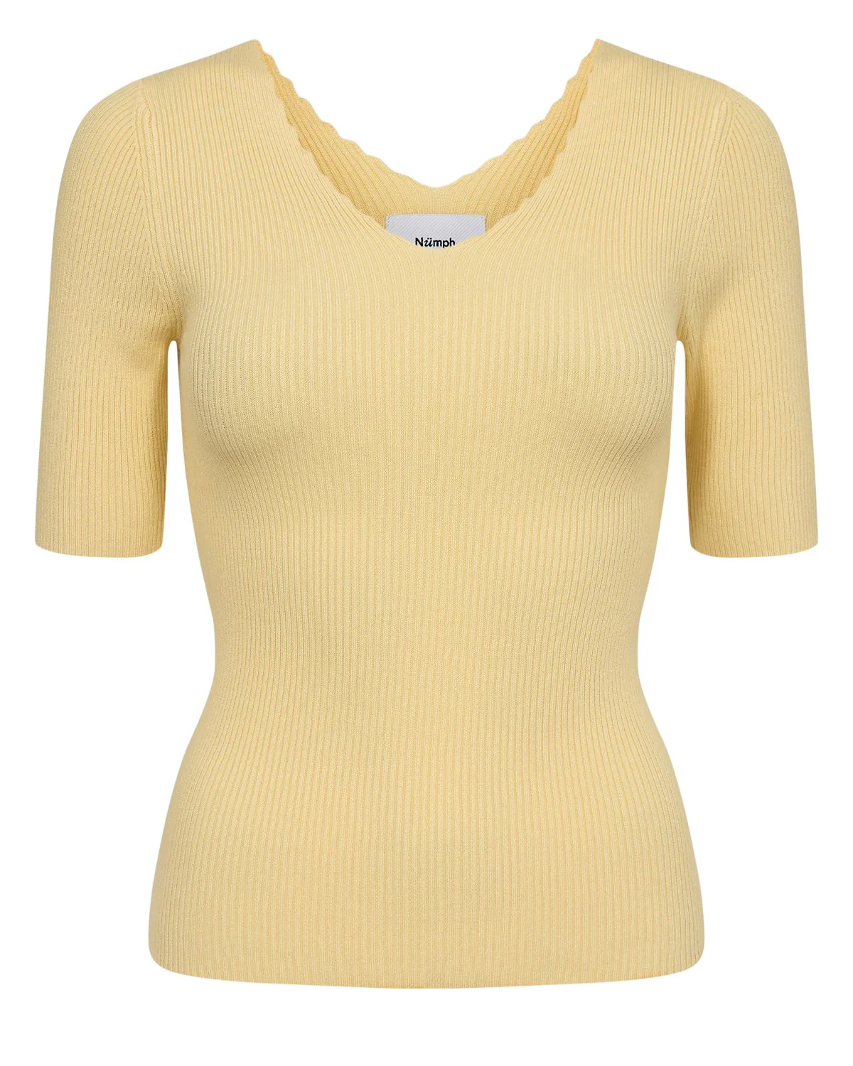 NUAYELET SS PULLOVER CROPPED - Golden Haze - Image 6