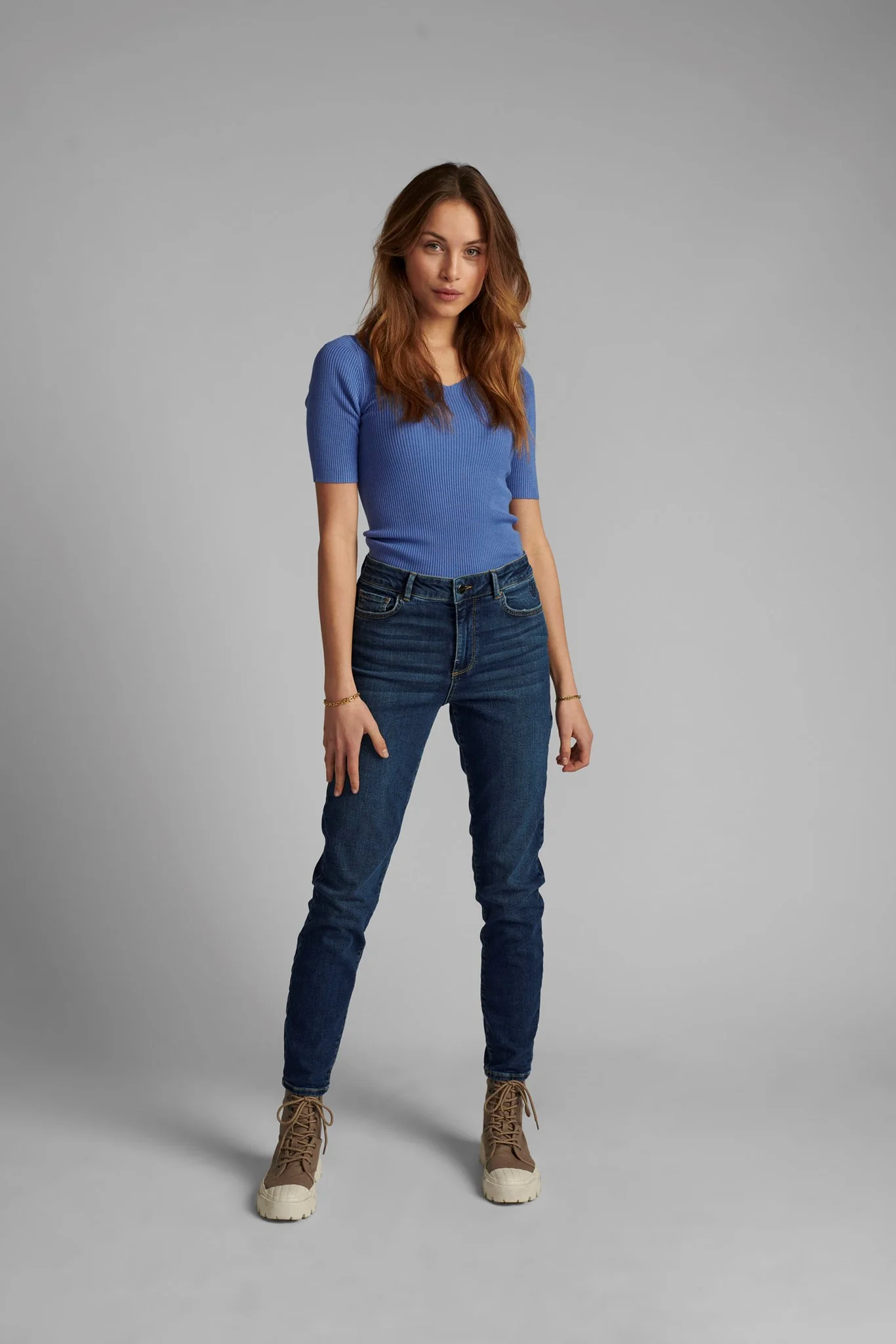 NUAYELET SS PULLOVER  - Wedgewood - Image 3