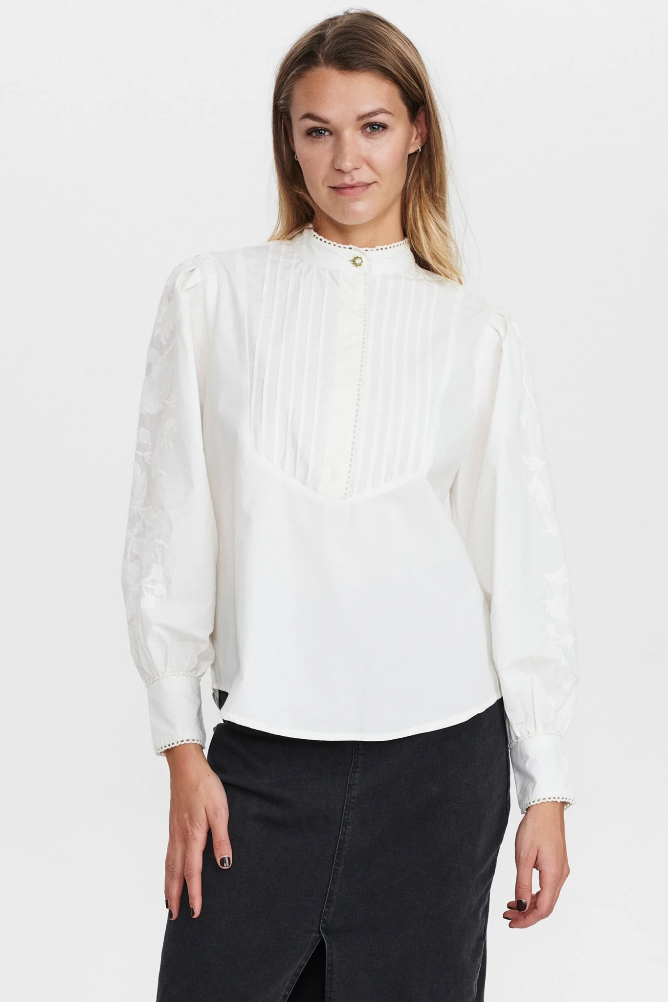 NUAYMA BLOUSE - Cloud Dancer