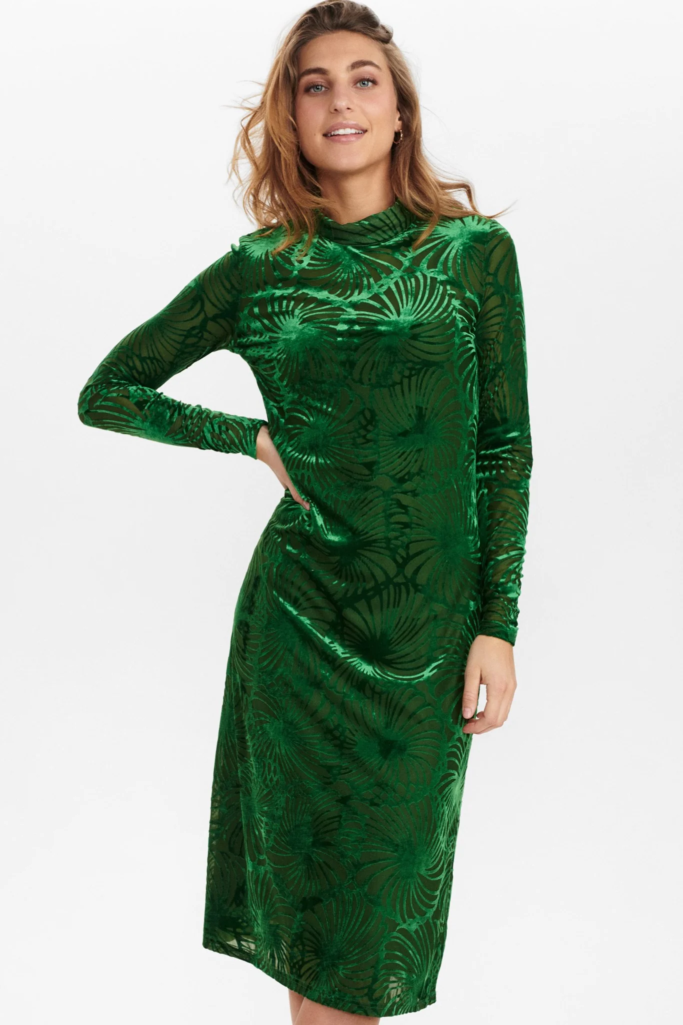 NUAYNA DRESS PA - Kelly Green