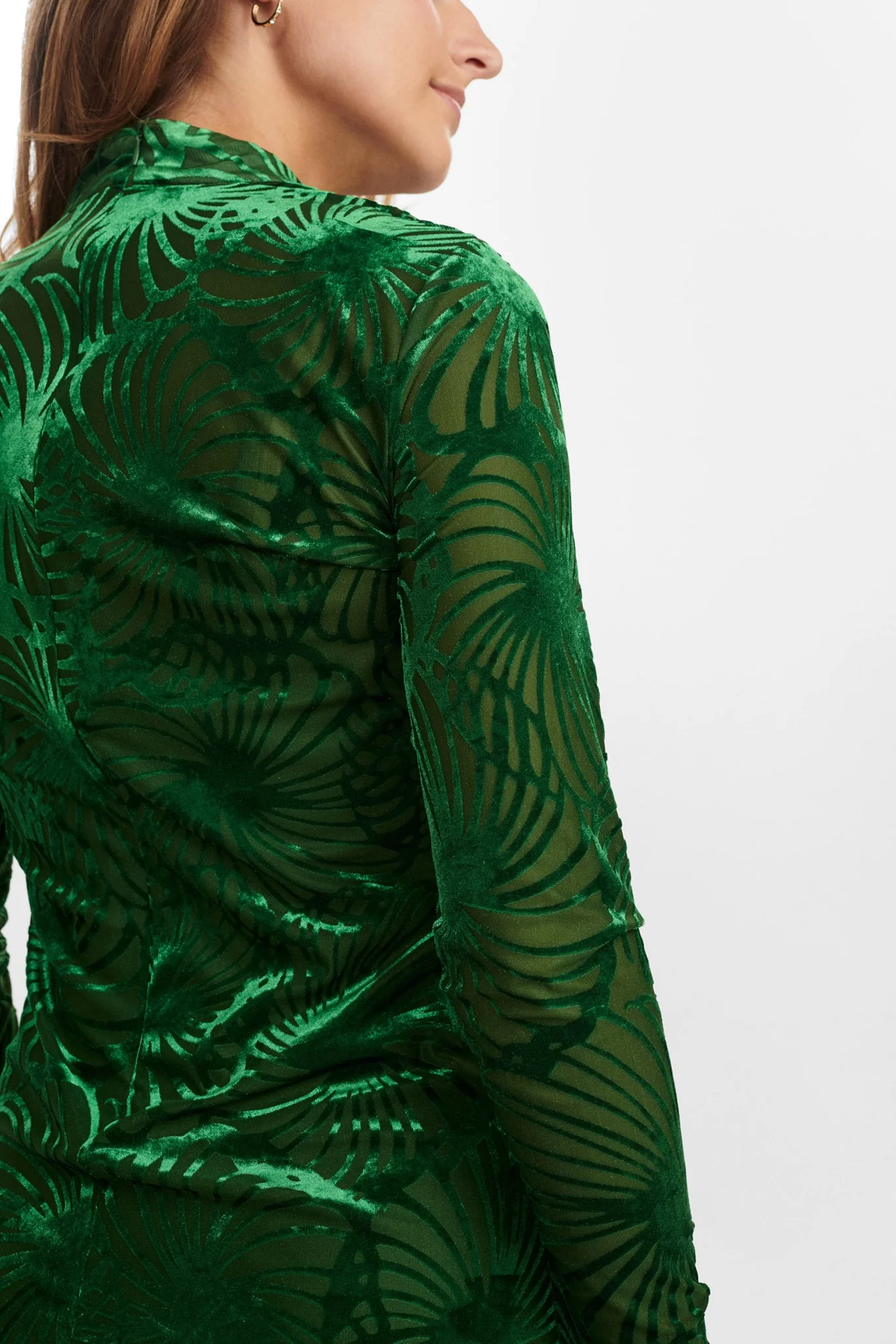 NUAYNA DRESS PA - Kelly Green - Image 5
