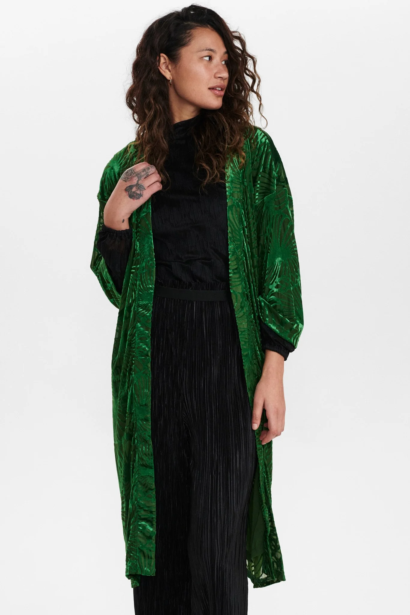 NUAYNA KIMONO PA - Kelly Green