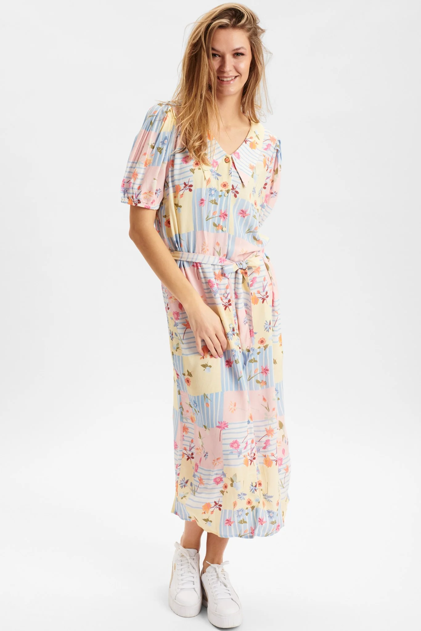 NUAYO SS DRESS - Mangano Calcite - Image 3