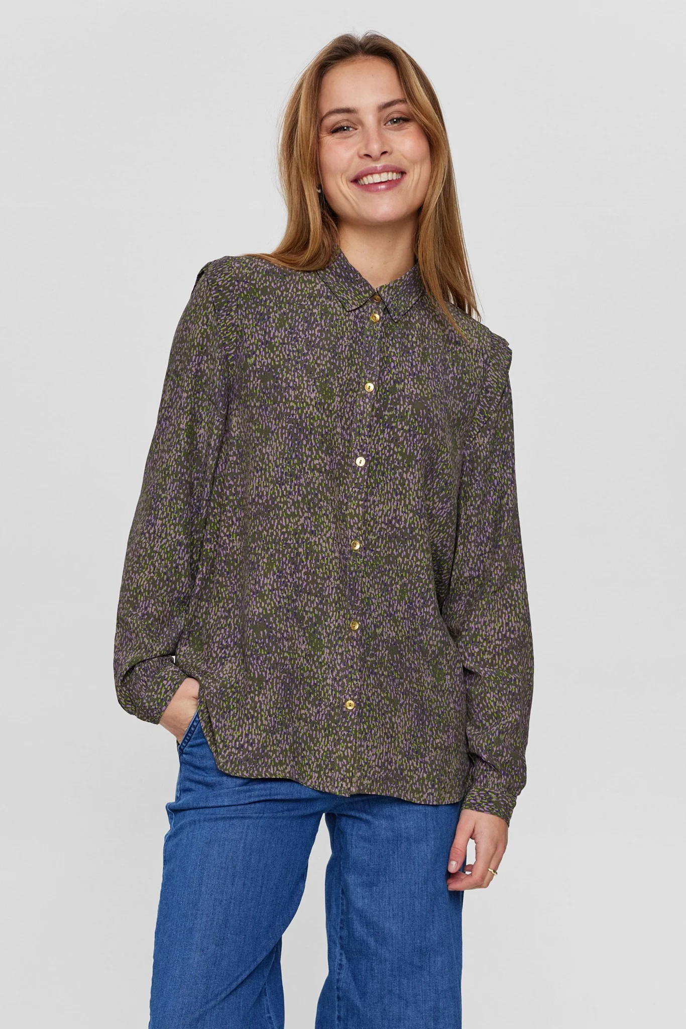 NUAZELIA SHIRT  - Ivy Green