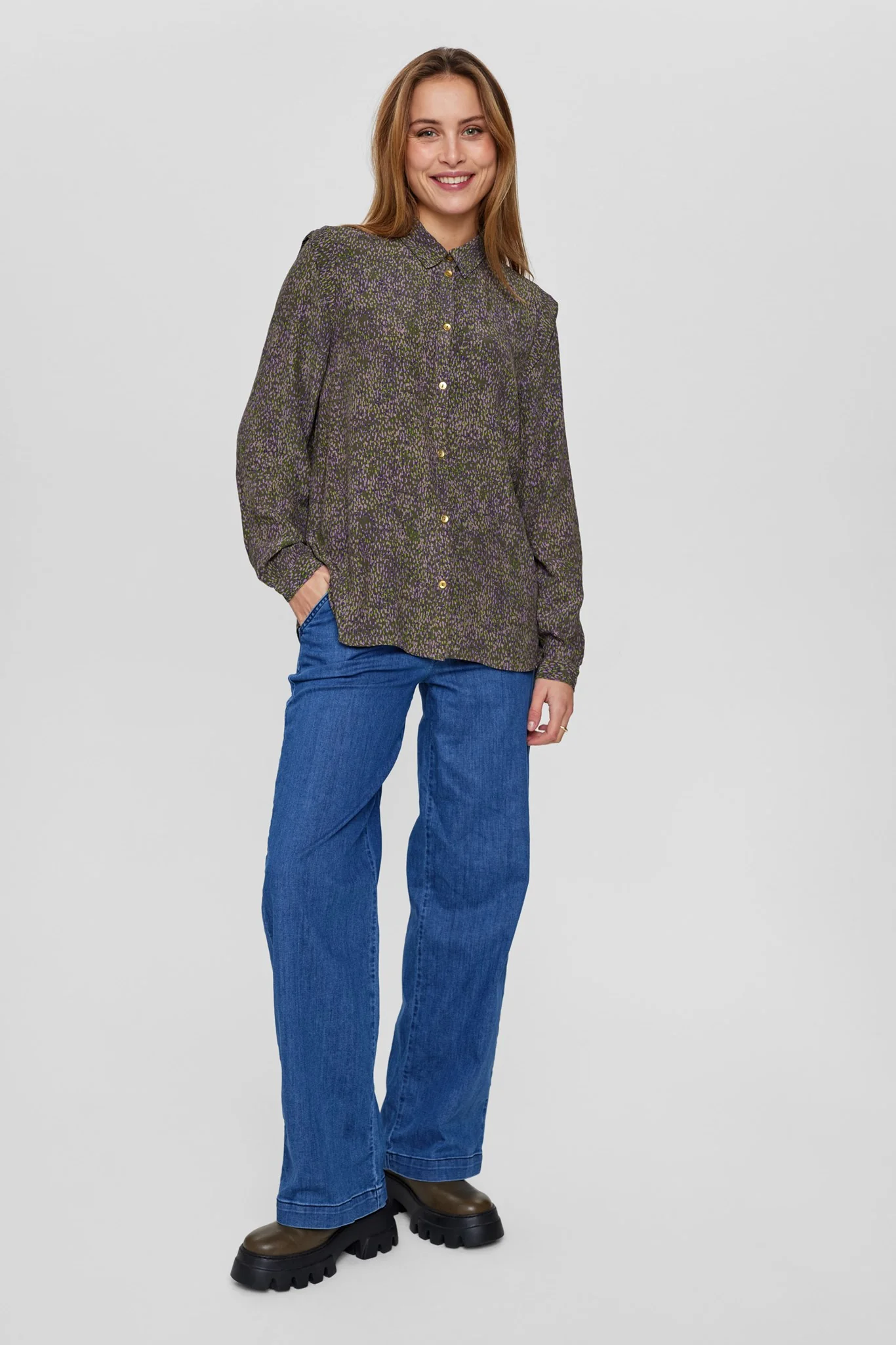 NUAZELIA SHIRT  - Ivy Green - Image 3