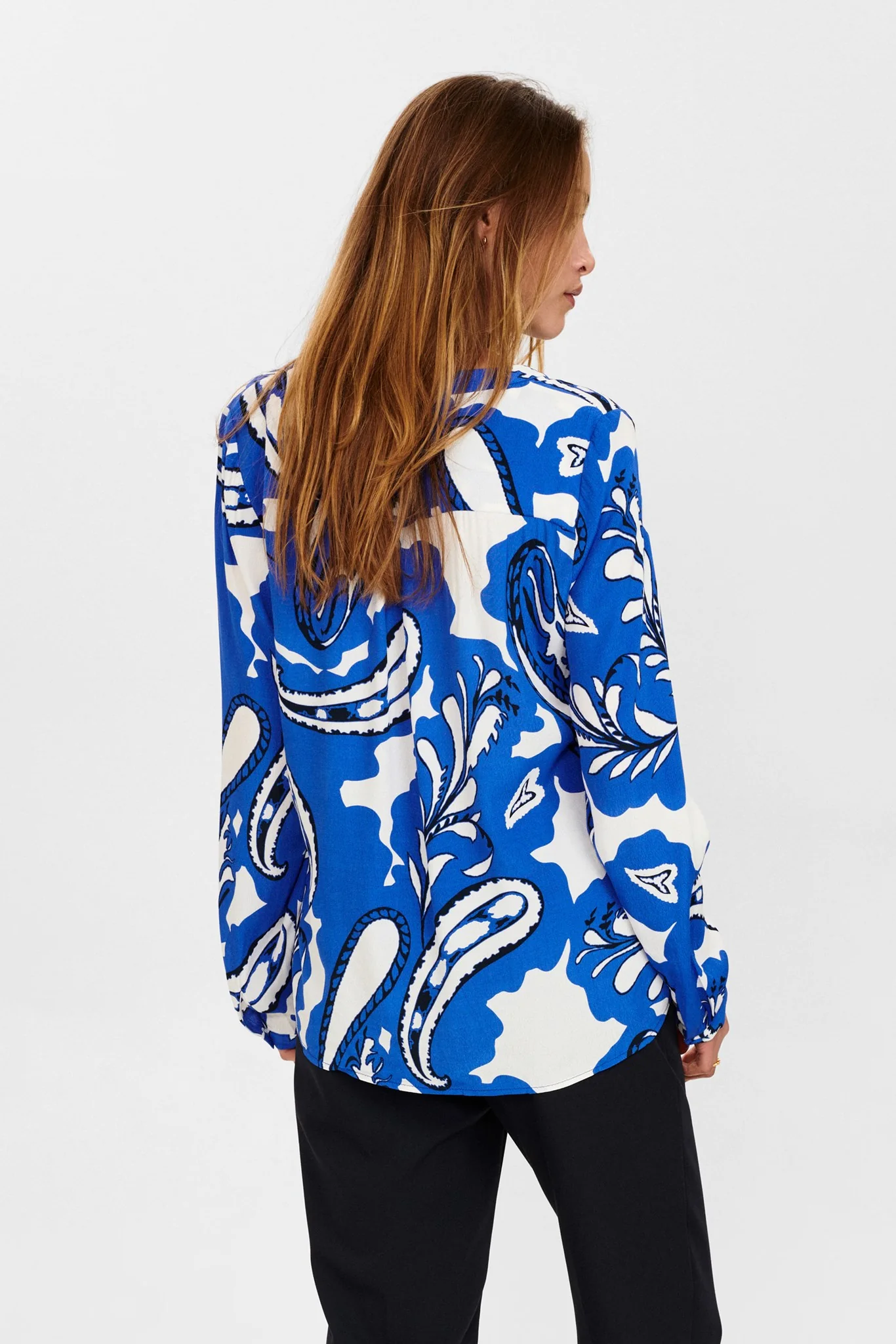 NUBAJA BLOUSE - Dazzling Blue - Image 2