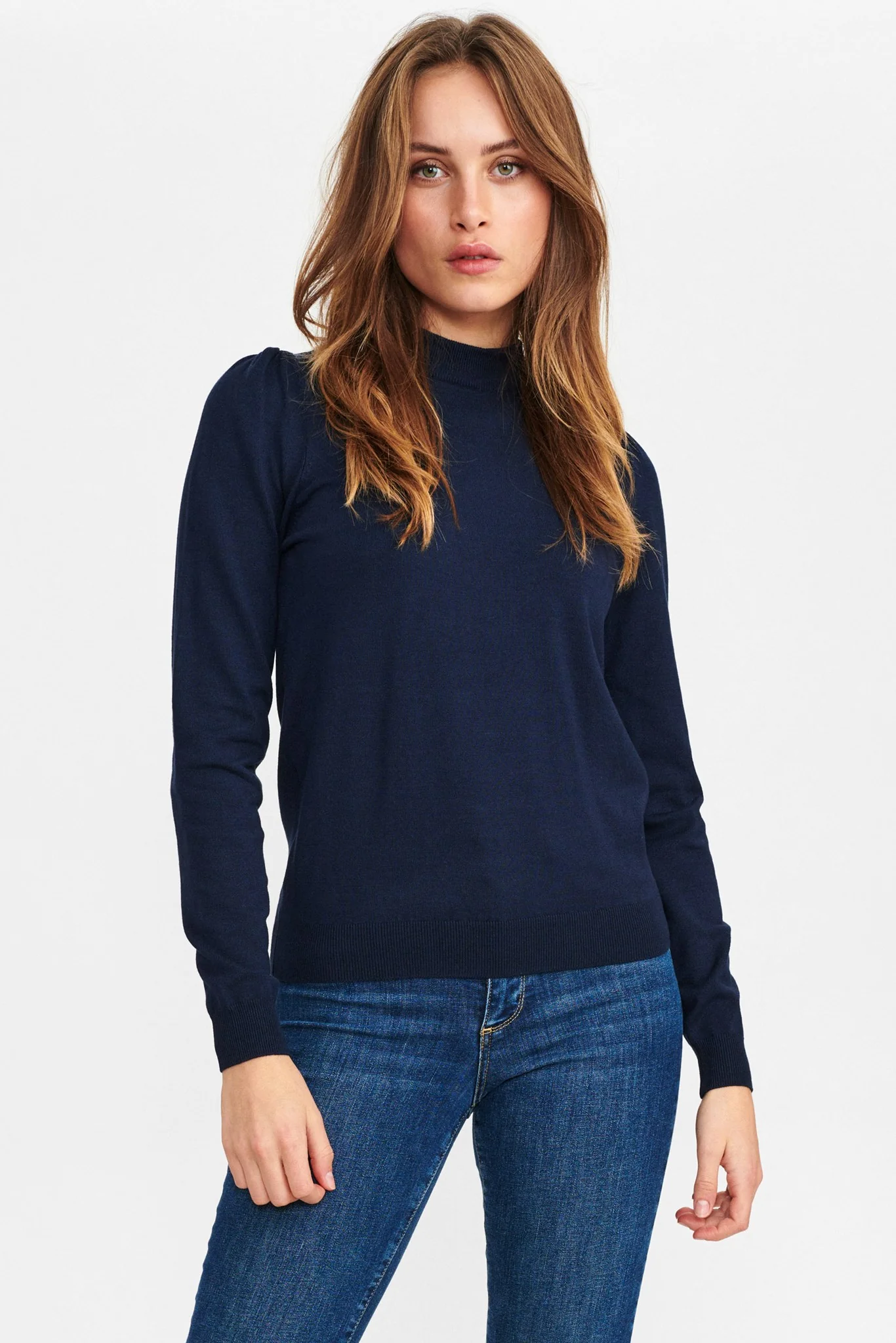 NUBAOJIN PULLOVER - NOOS - Dark Sapphire