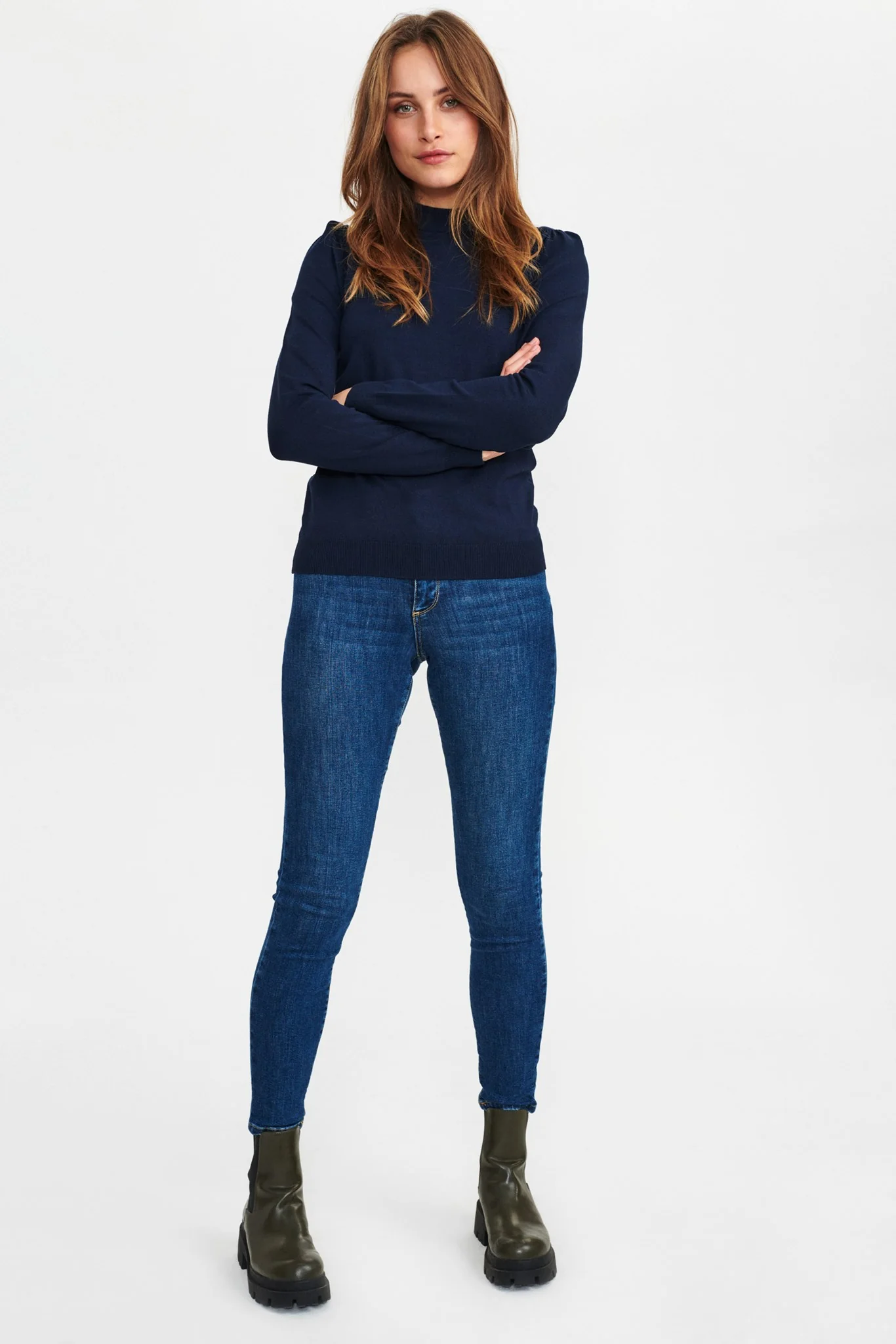 NUBAOJIN PULLOVER - NOOS - Dark Sapphire - Image 3