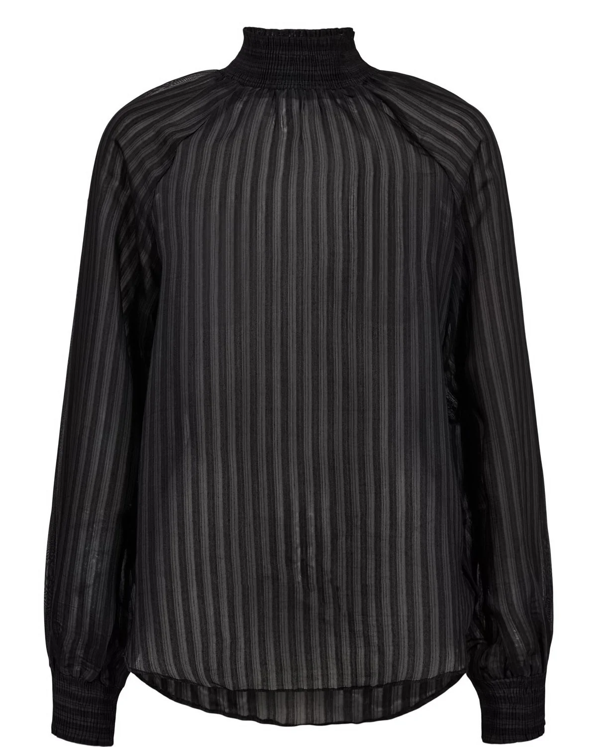 NUBEATE BLOUSE - Caviar
