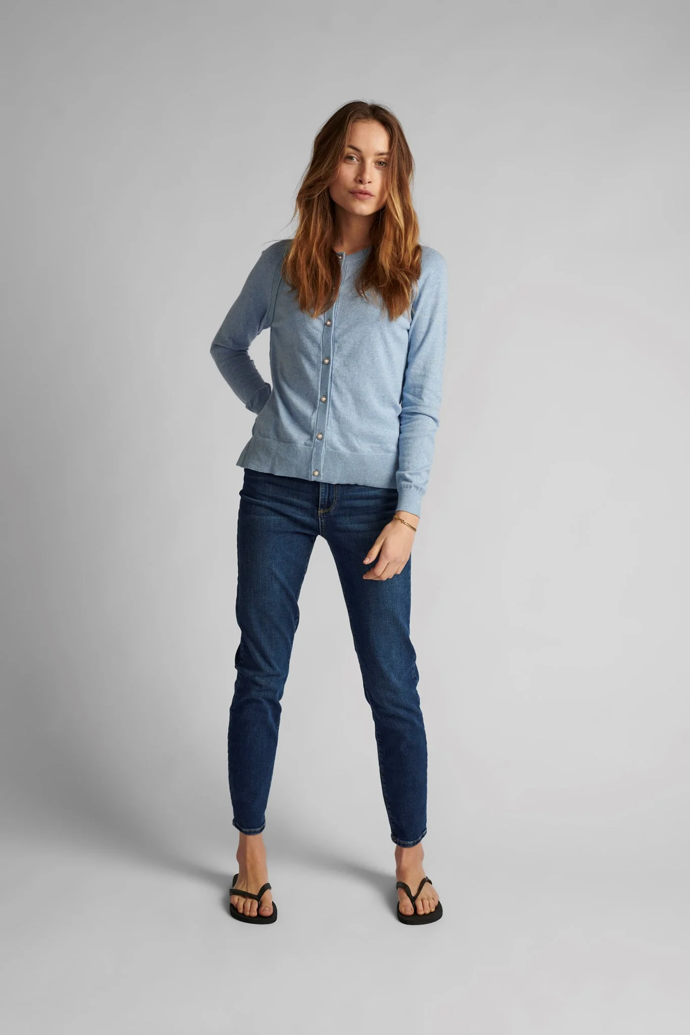 NUBECHET CARDIGAN  - Vista Blue - Image 3