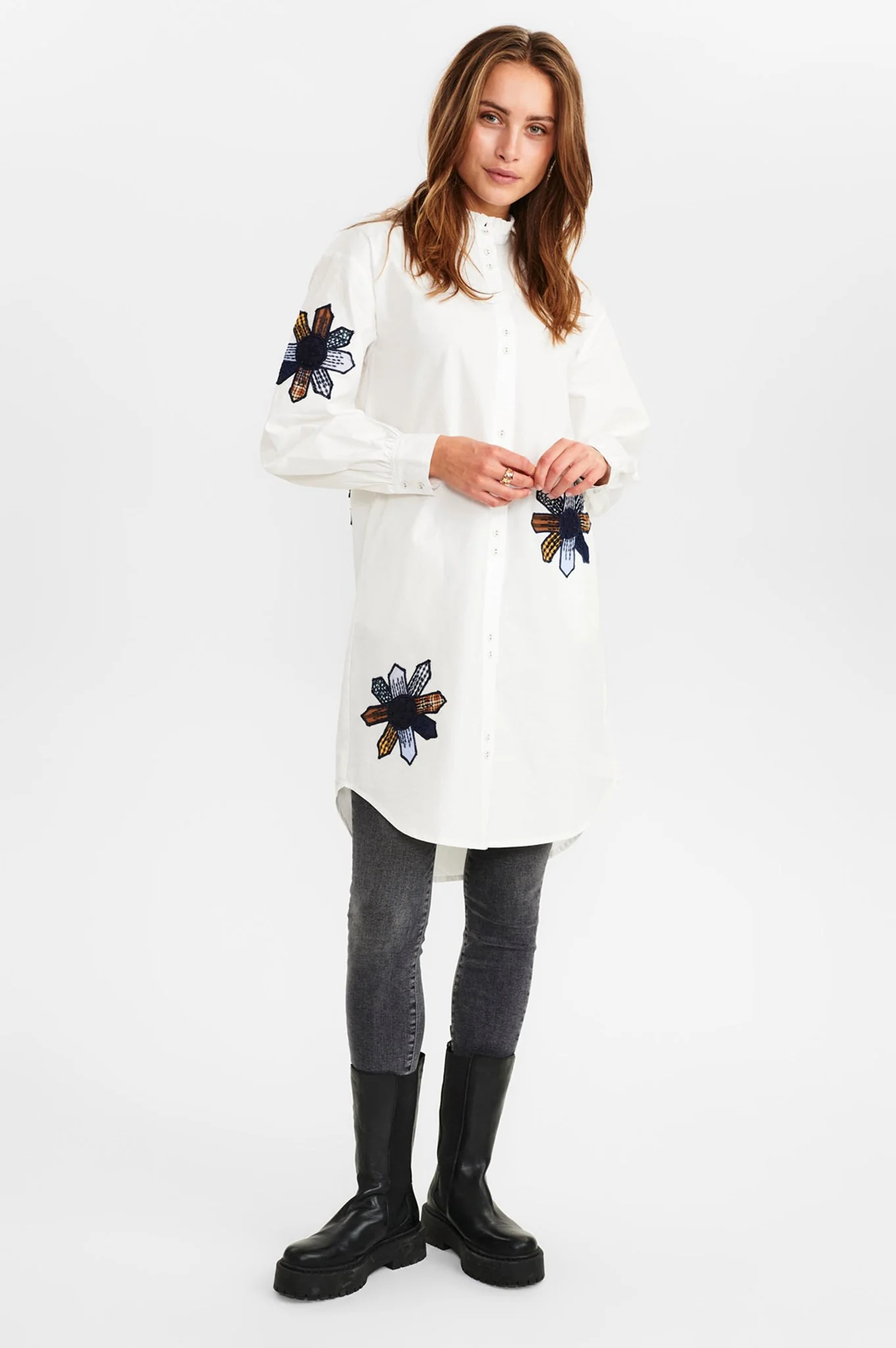 NUBELINDE SHIRT - Cloud Dancer - Image 3