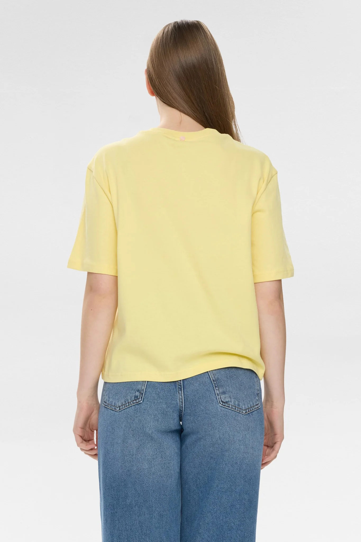 NUBELISA BOXY TEE - Popcorn - Image 2