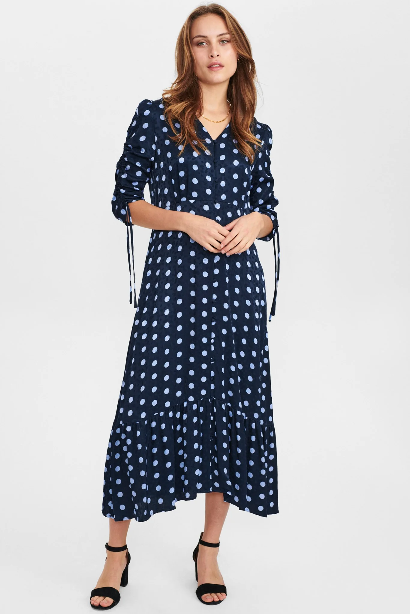 NUBELL MAXI DRESS - Dark Sapphire