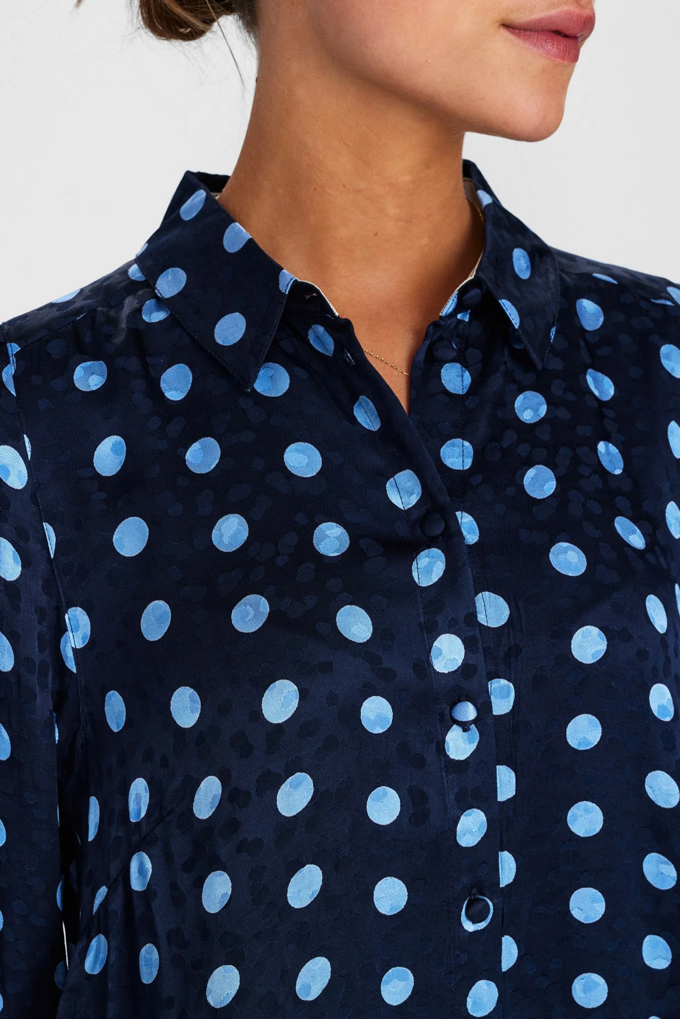NUBELL SHIRT DRESS - Dark Sapphire - Image 4