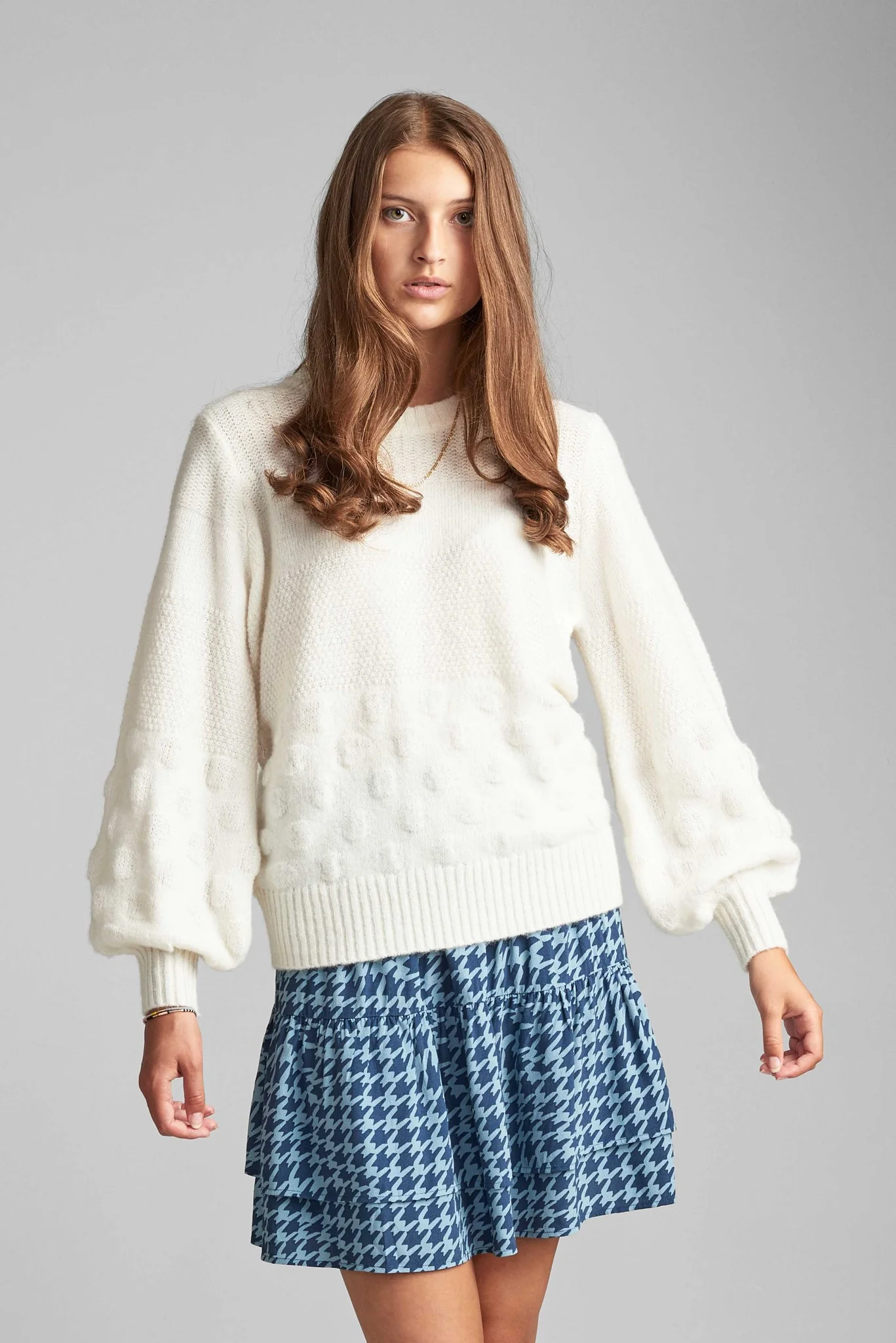 NUBELLA PULLOVER  - Cloud Dancer