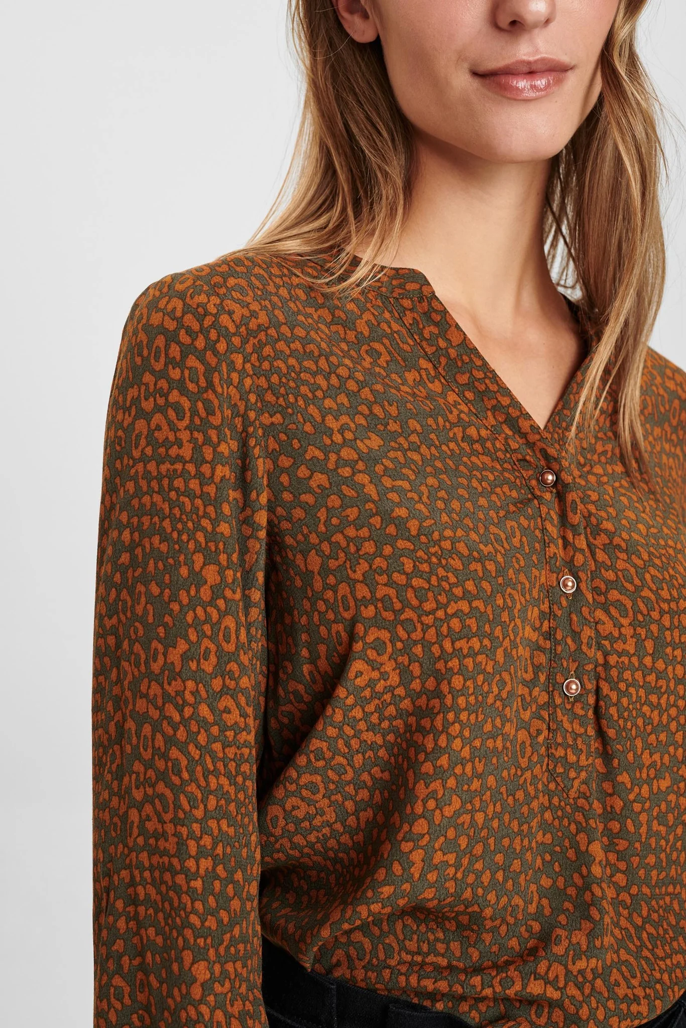 NUBENTA BLOUSE - Grape leaf - Image 4
