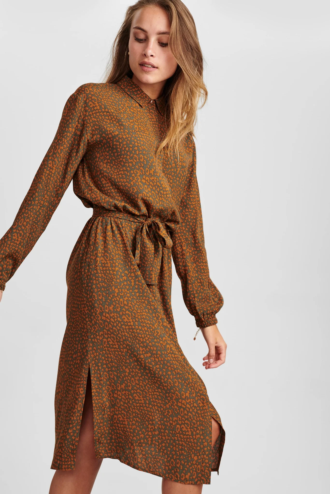 NUBENTA LS DRESS - Grape leaf - Image 5