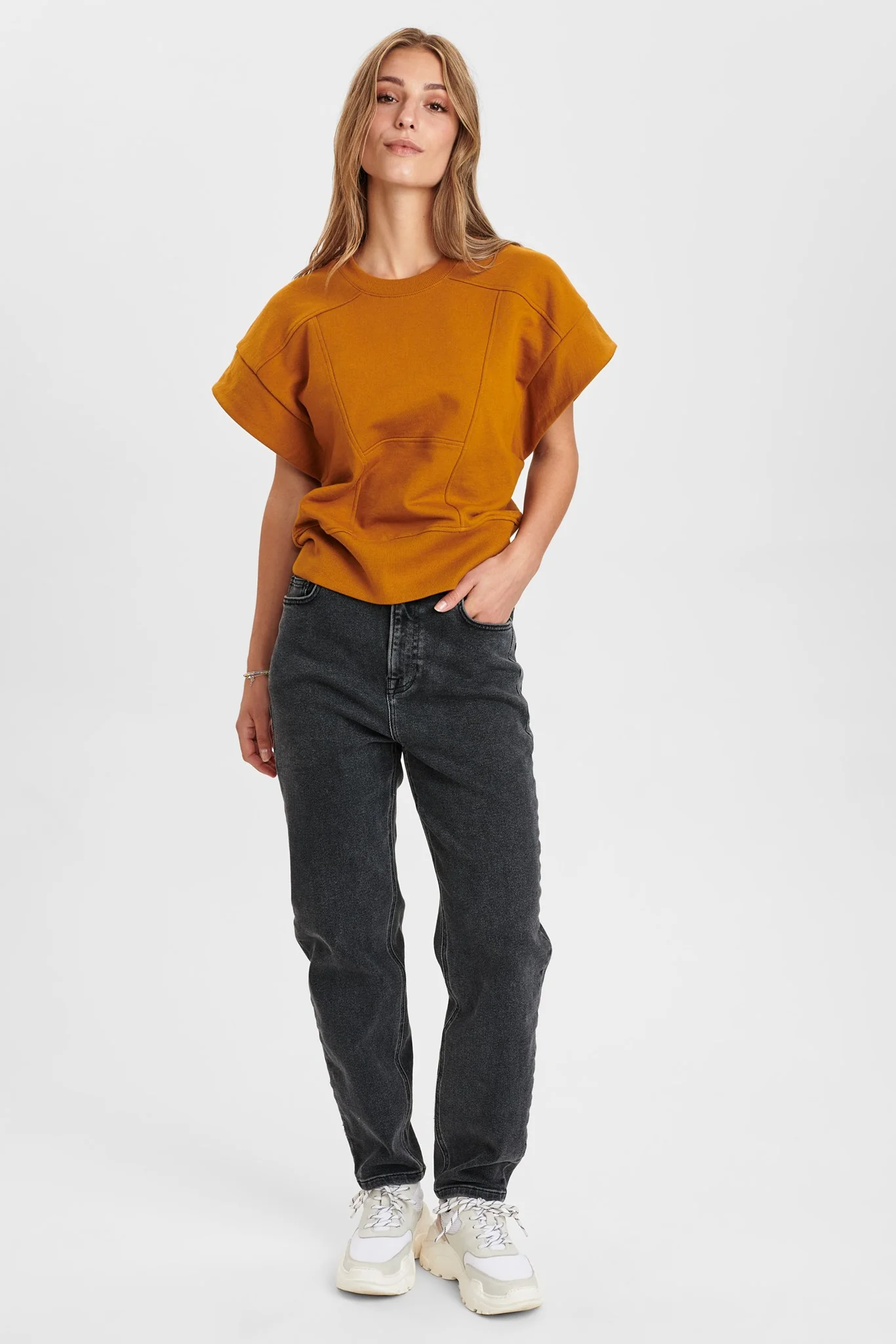 NUBERNA CAPSLEEVE SWEAT - Cathay Spice - Image 3