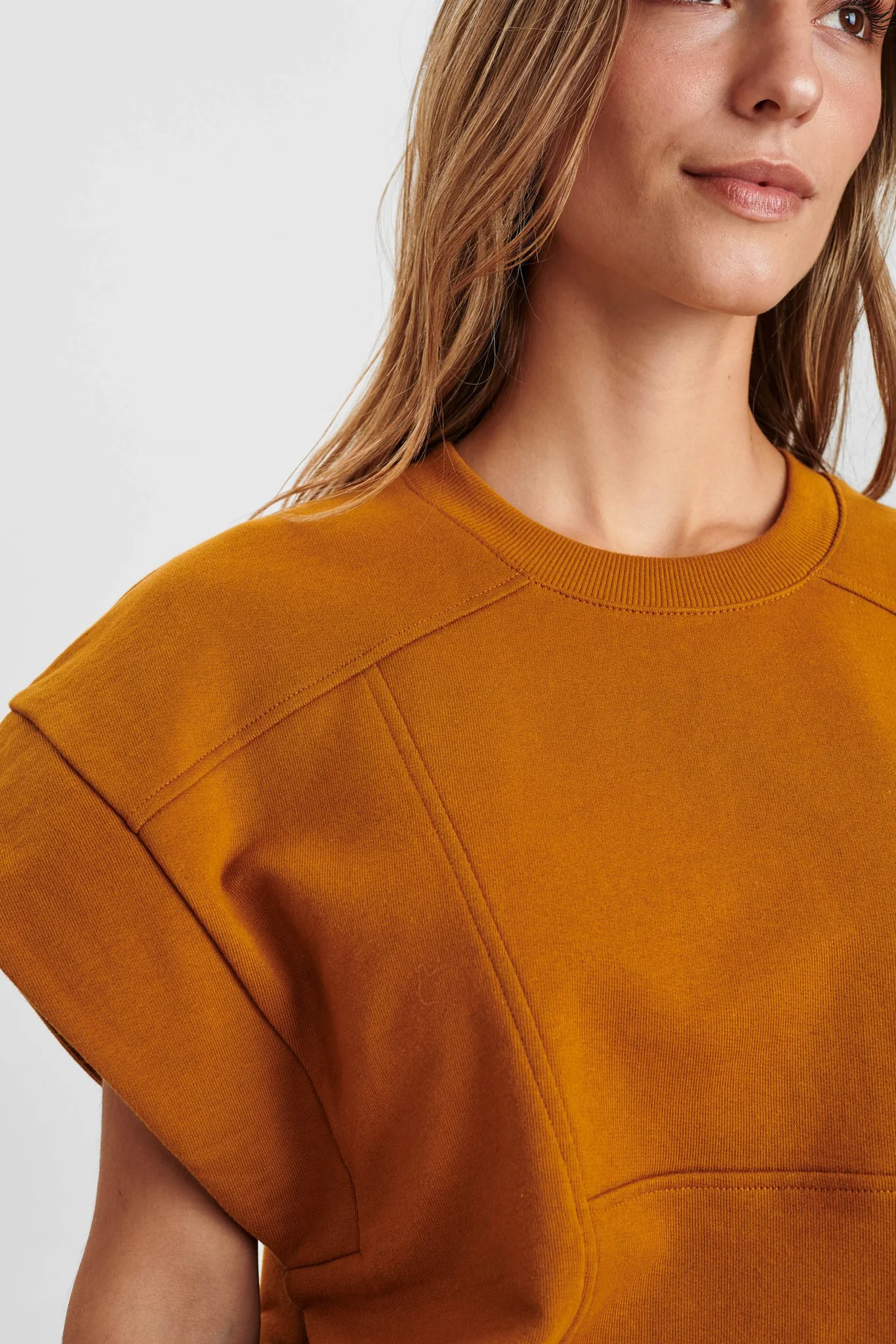 NUBERNA CAPSLEEVE SWEAT - Cathay Spice - Image 4