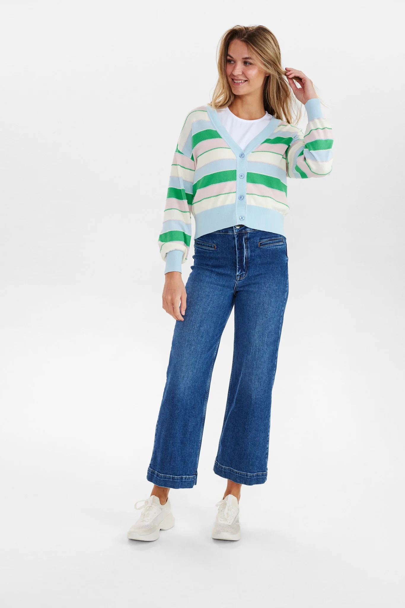 NUBERNI CARDIGAN - Crystal blue - Image 3
