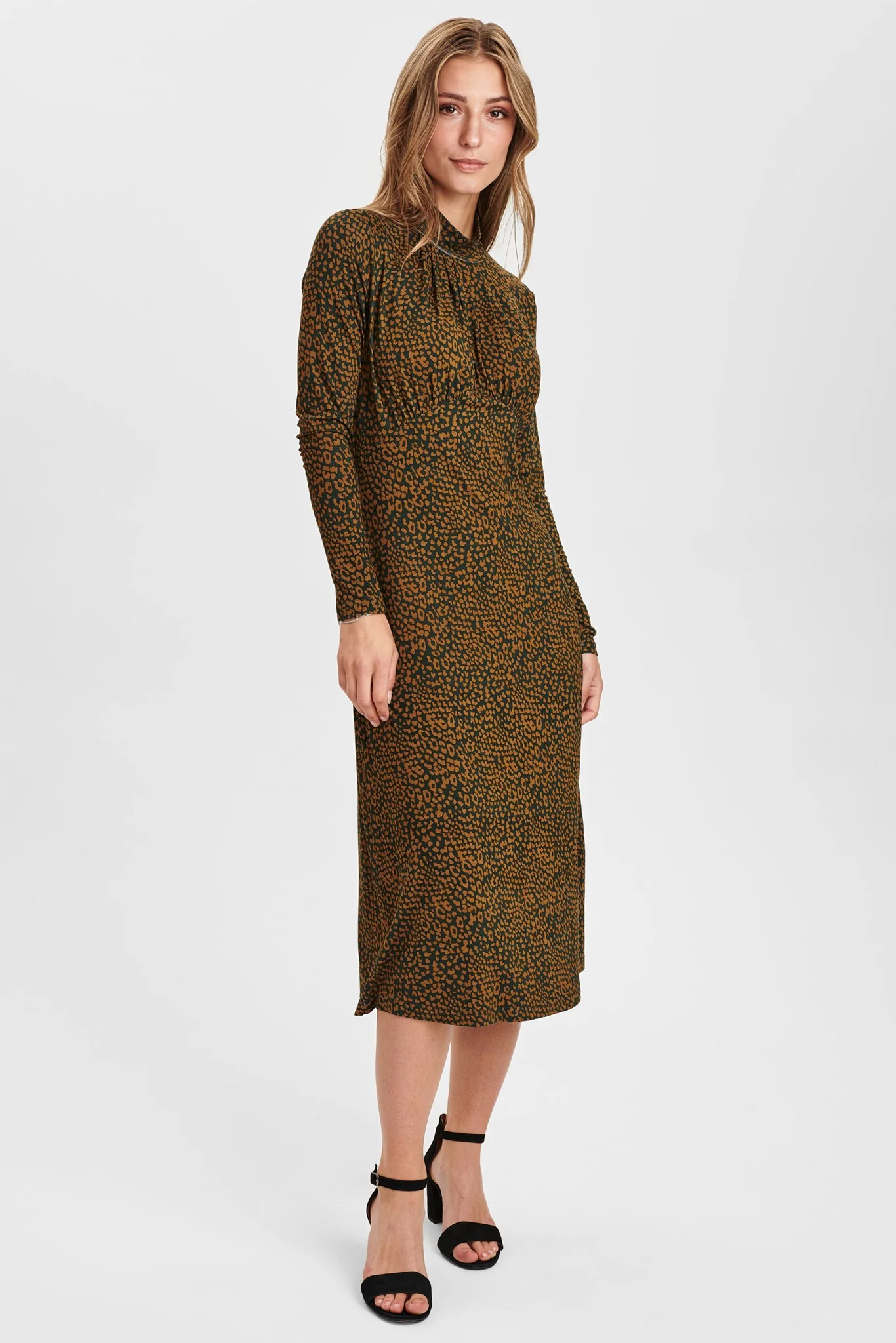 NUBESSIE DRESS - Grape leaf