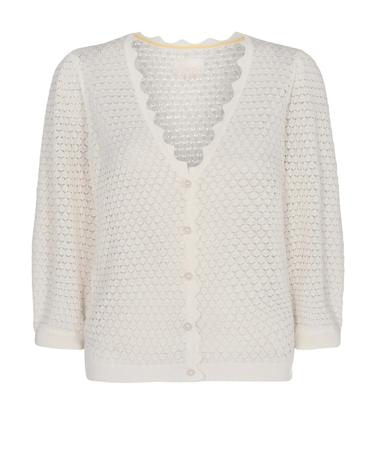 NUBETTY CARDIGAN - Cloud Dancer
