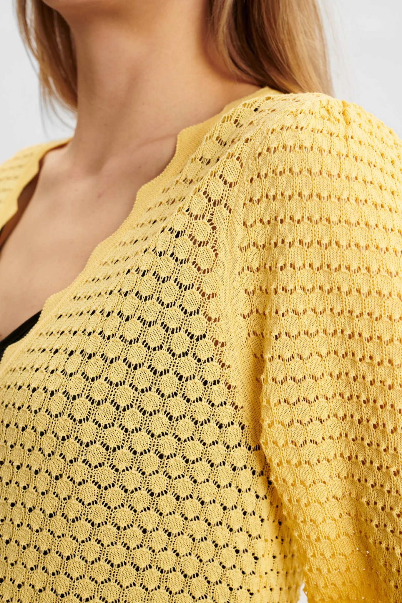 NUBETTY CARDIGAN - Popcorn - Image 4