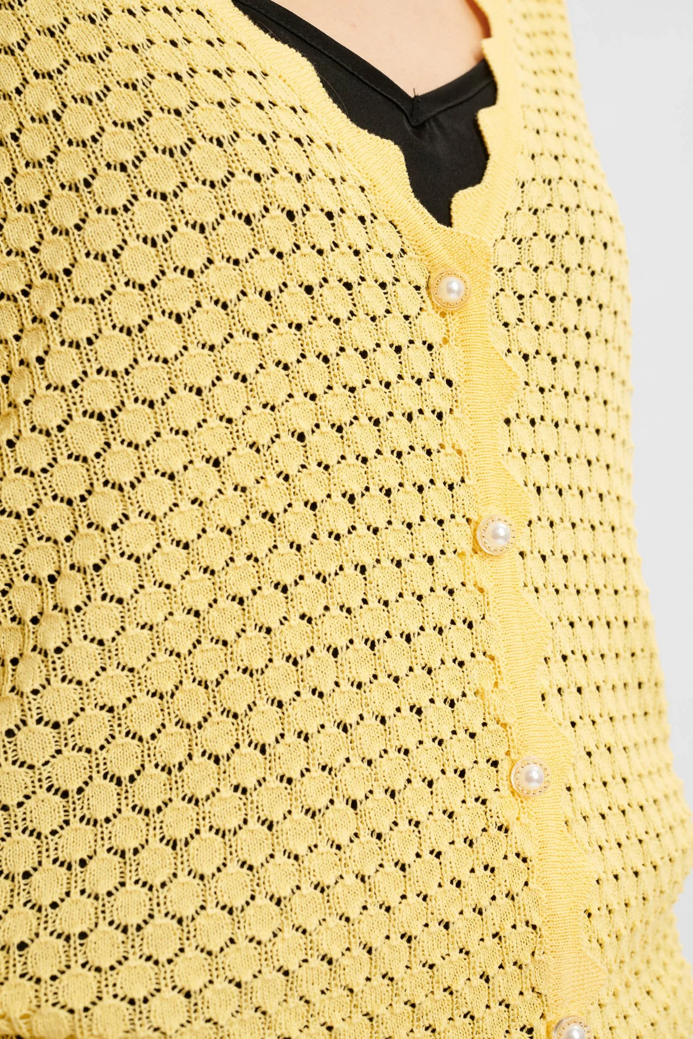 NUBETTY CARDIGAN - Popcorn - Image 5