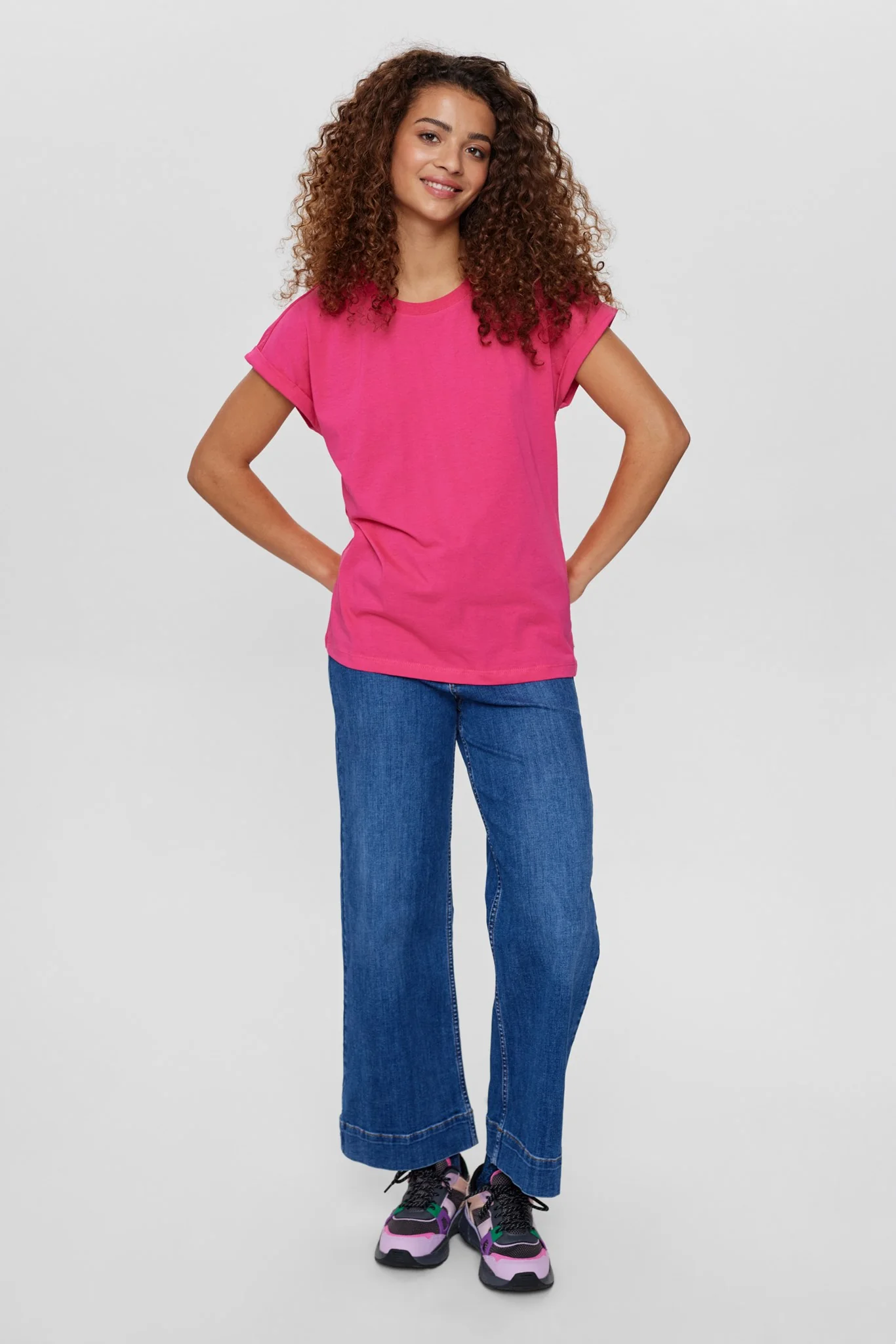 NUBEVERLY T-SHIRT - GOTS - Raspberry Sorbet - Image 3