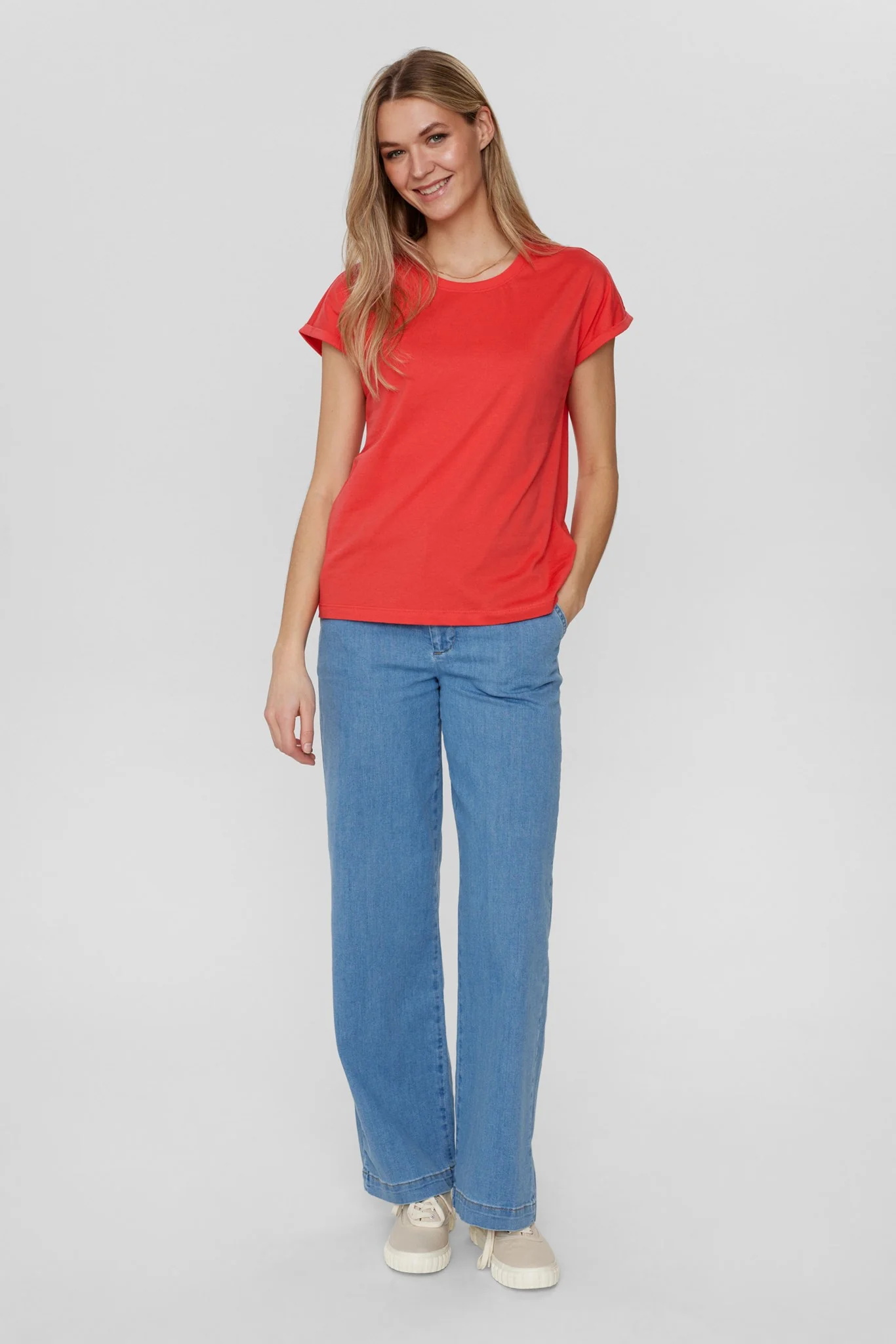 NUBEVERLY T-SHIRT - GOTS - Teaberry - Image 3