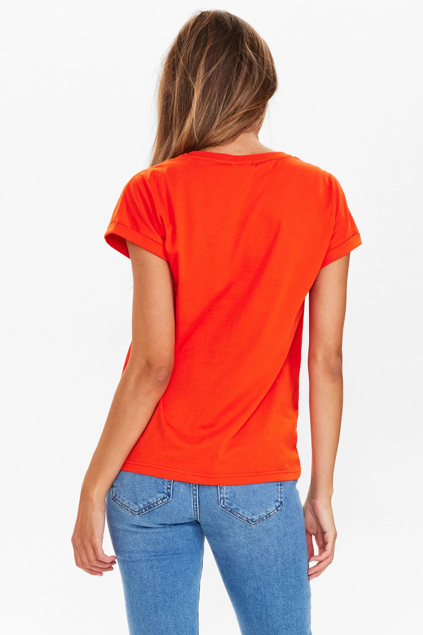 NUBEVERLY T-SHIRT - GOTS - Cherry Tomato - Image 2