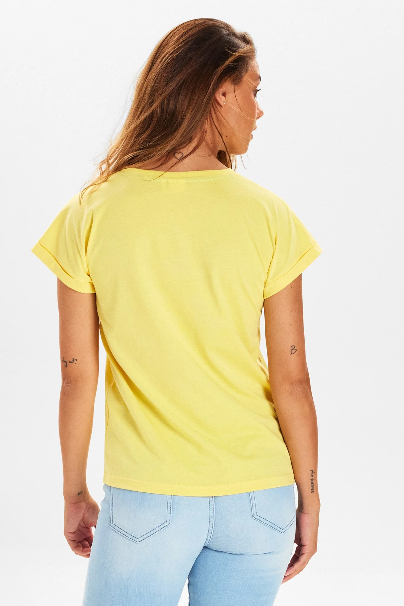 NUBEVERLY T-SHIRT - GOTS - Lemon Drop - Image 2