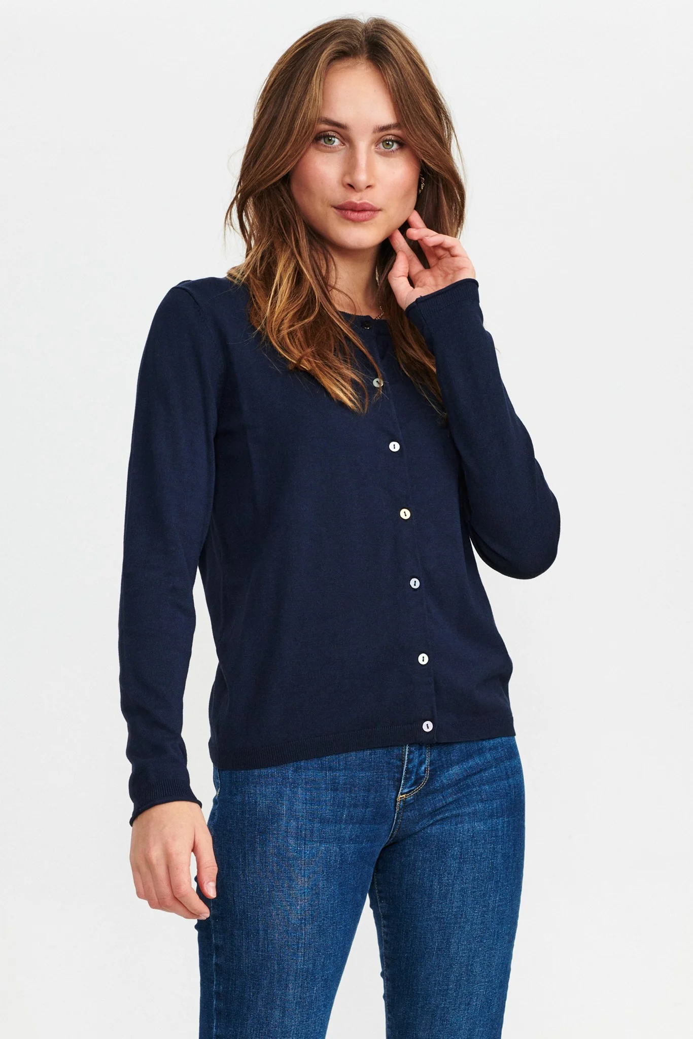 NUBIA CARDIGAN - NOOS - Dark Sapphire