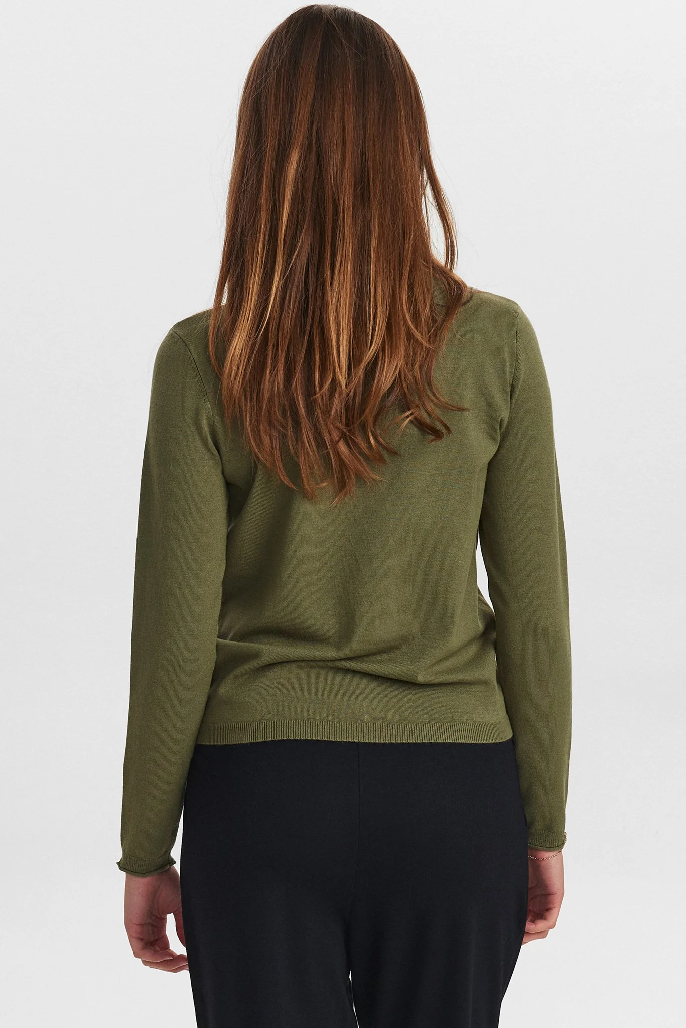 NUBIA CARDIGAN - NOOS - Deep Lichen Green - Image 2