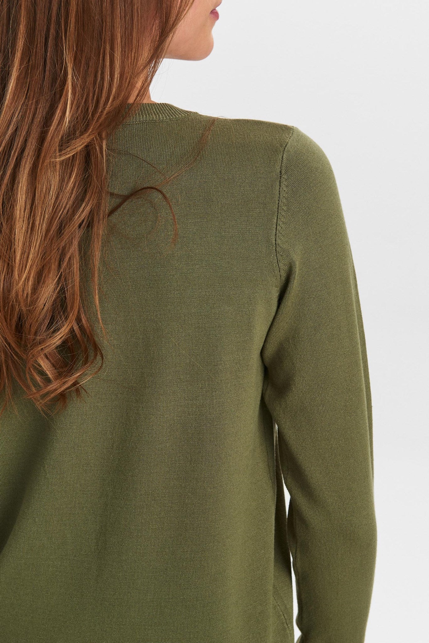 NUBIA CARDIGAN - NOOS - Deep Lichen Green - Image 5