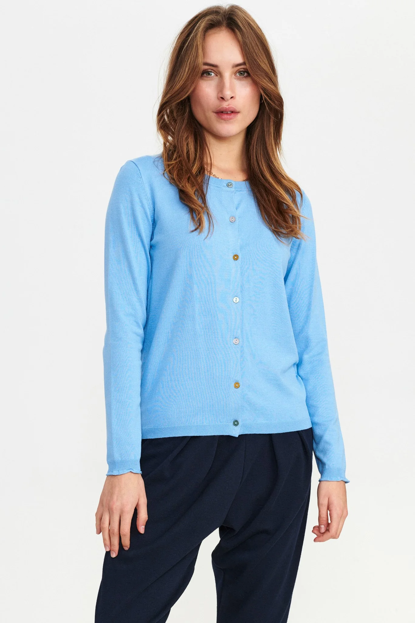 NUBIA CARDIGAN - NOOS - Della Robbia Blue