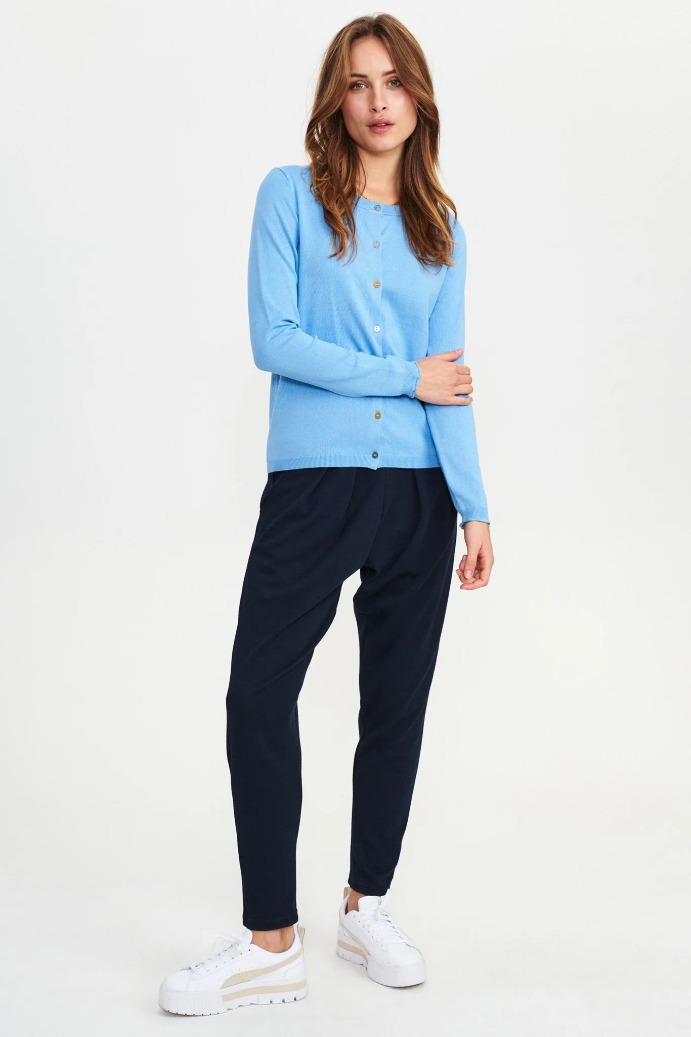 NUBIA CARDIGAN - NOOS - Della Robbia Blue - Image 3