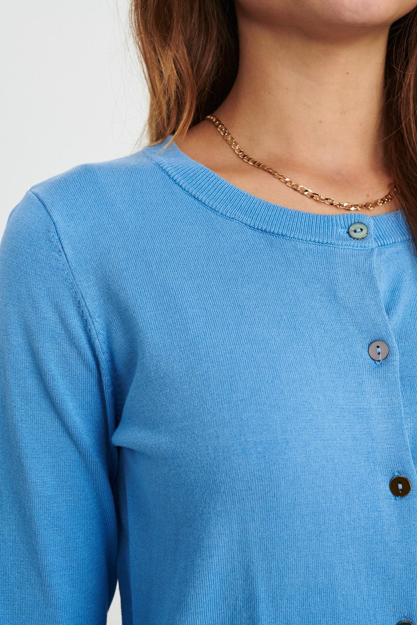 NUBIA CARDIGAN - NOOS - Della Robbia Blue - Image 4