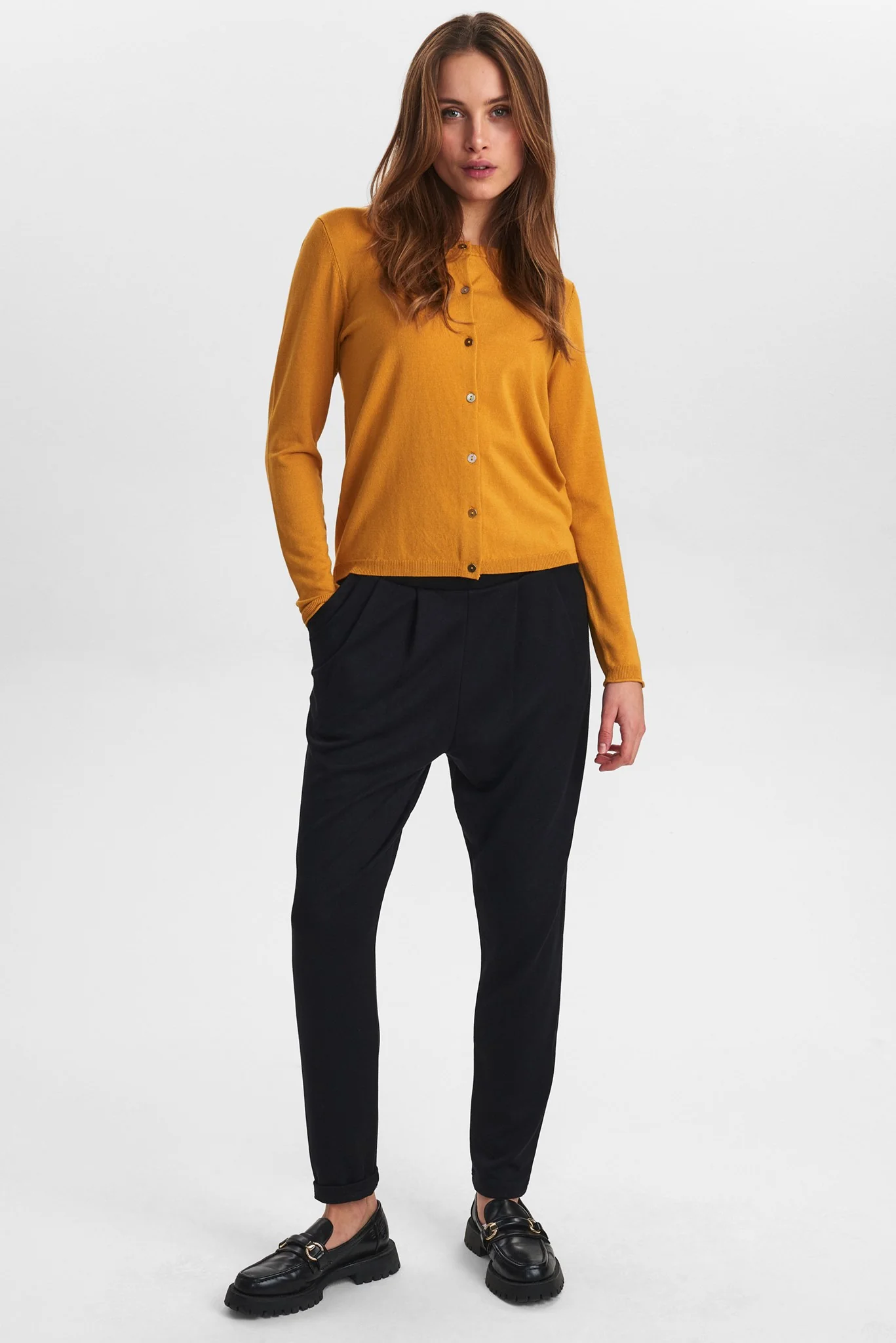 NUBIA CARDIGAN - NOOS - Golden Spice - Image 3