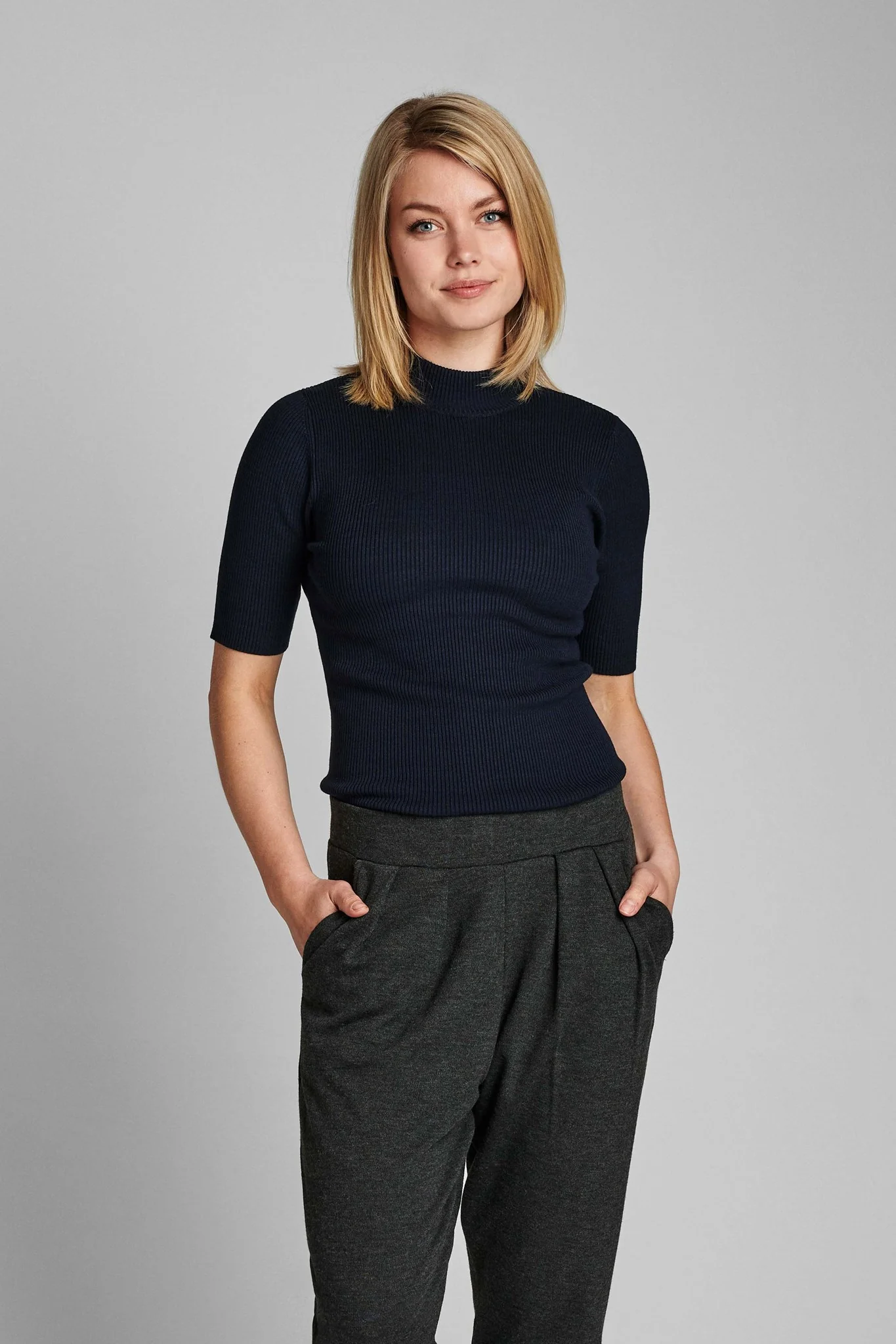 NUBIA SS PULLOVER  - Dark Sapphire