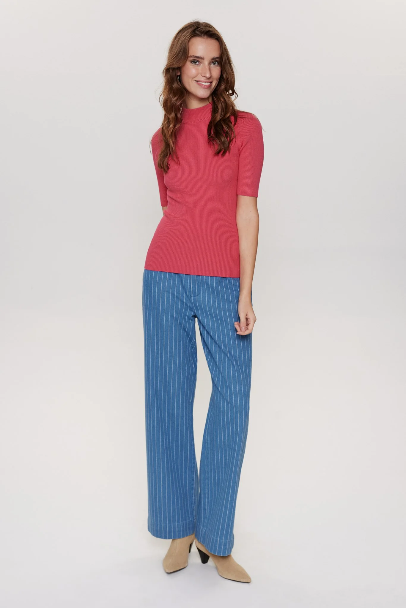 NUBIA SS PULLOVER - Raspberry Sorbet - Image 3