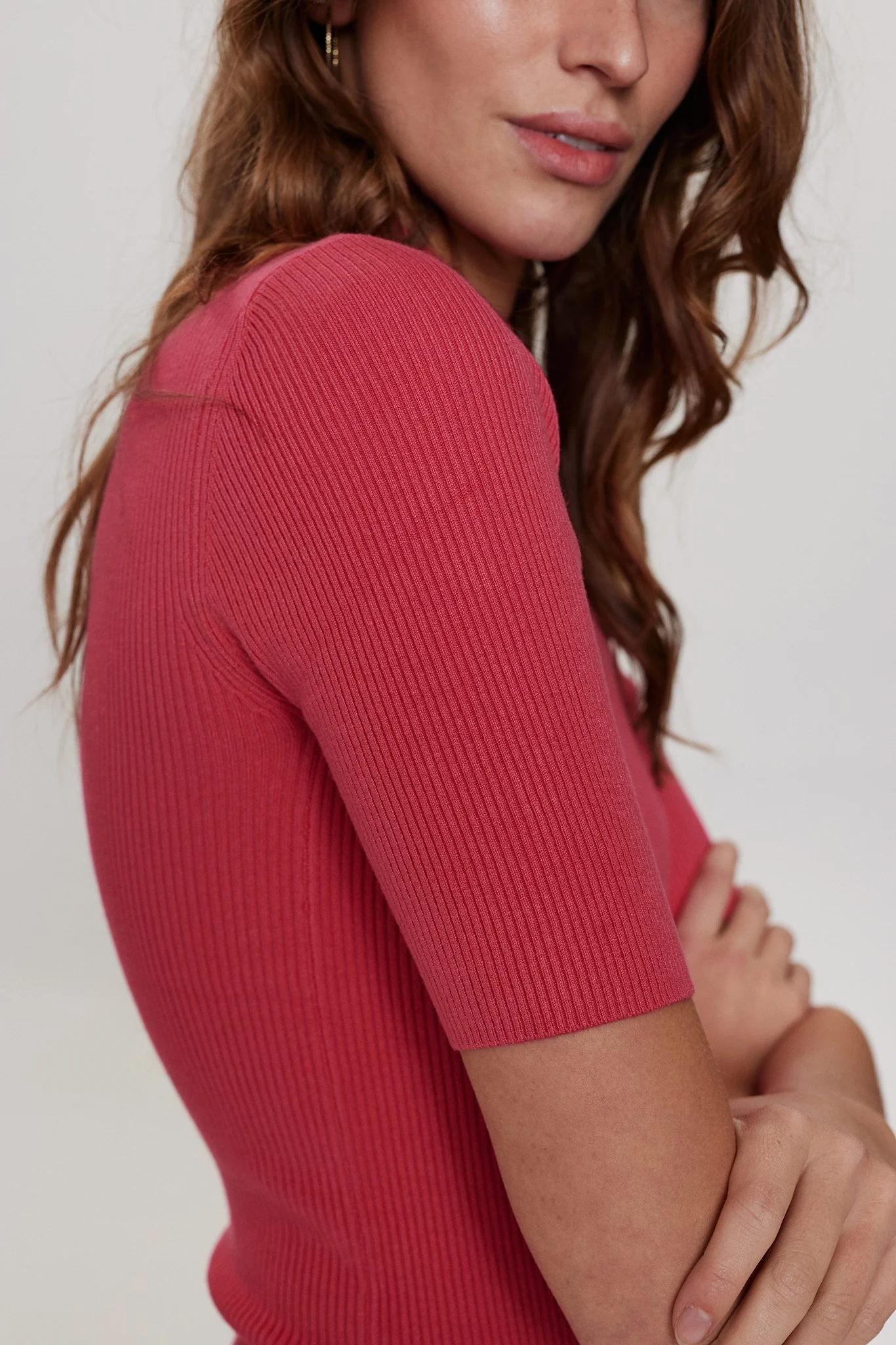 NUBIA SS PULLOVER - Raspberry Sorbet - Image 5