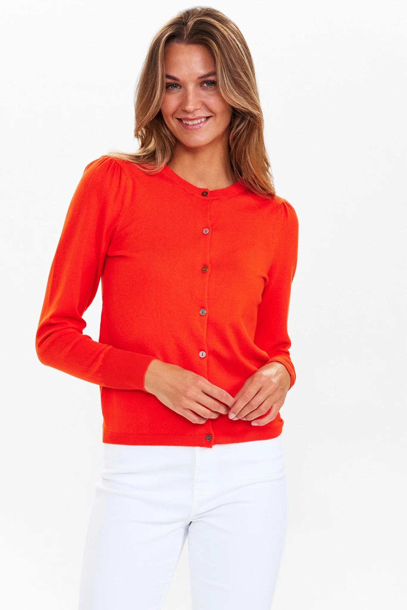 NUBIACIA CARDIGAN - NOOS - Cherry Tomato