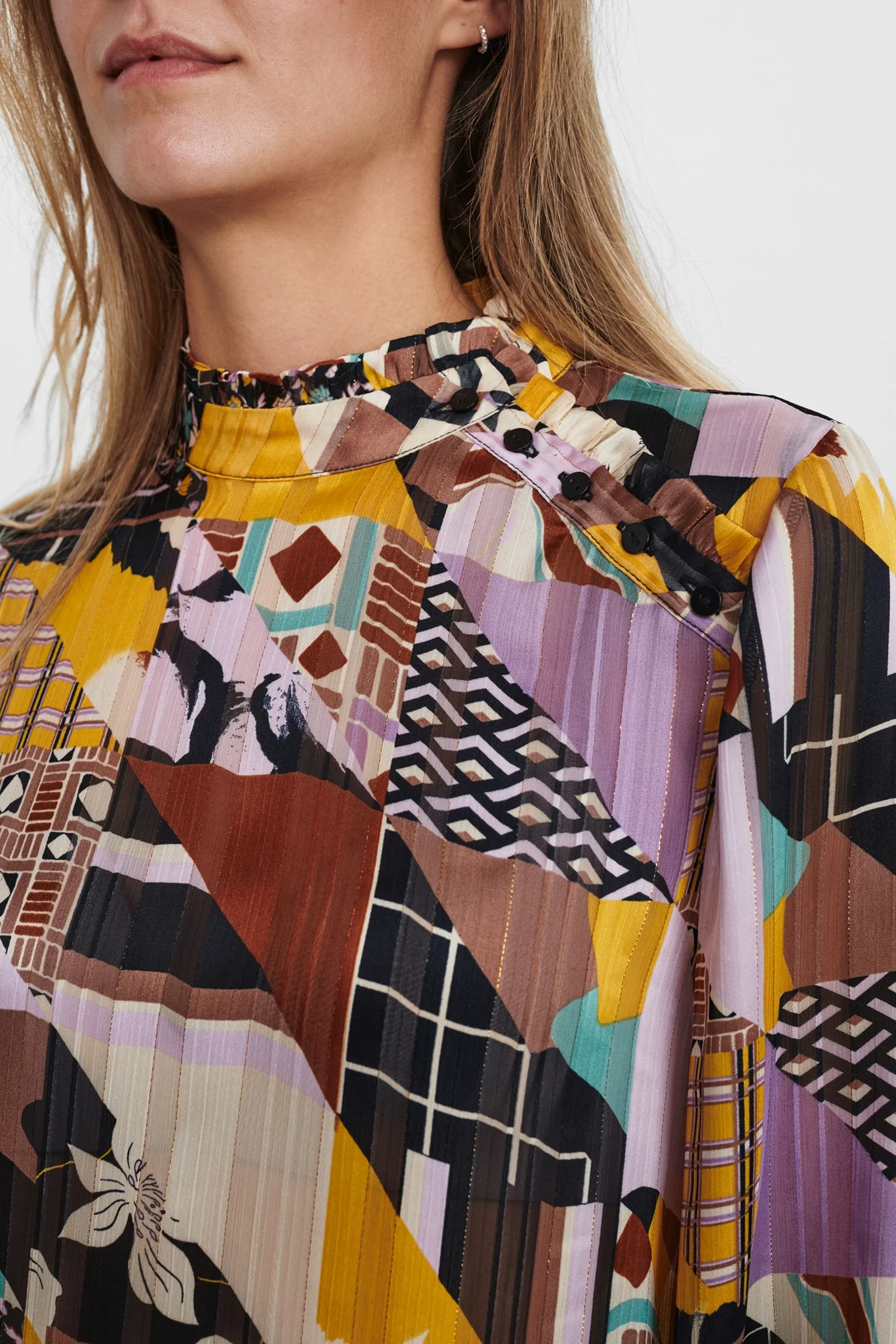 NUBIANCA BLOUSE - Caviar - Image 4